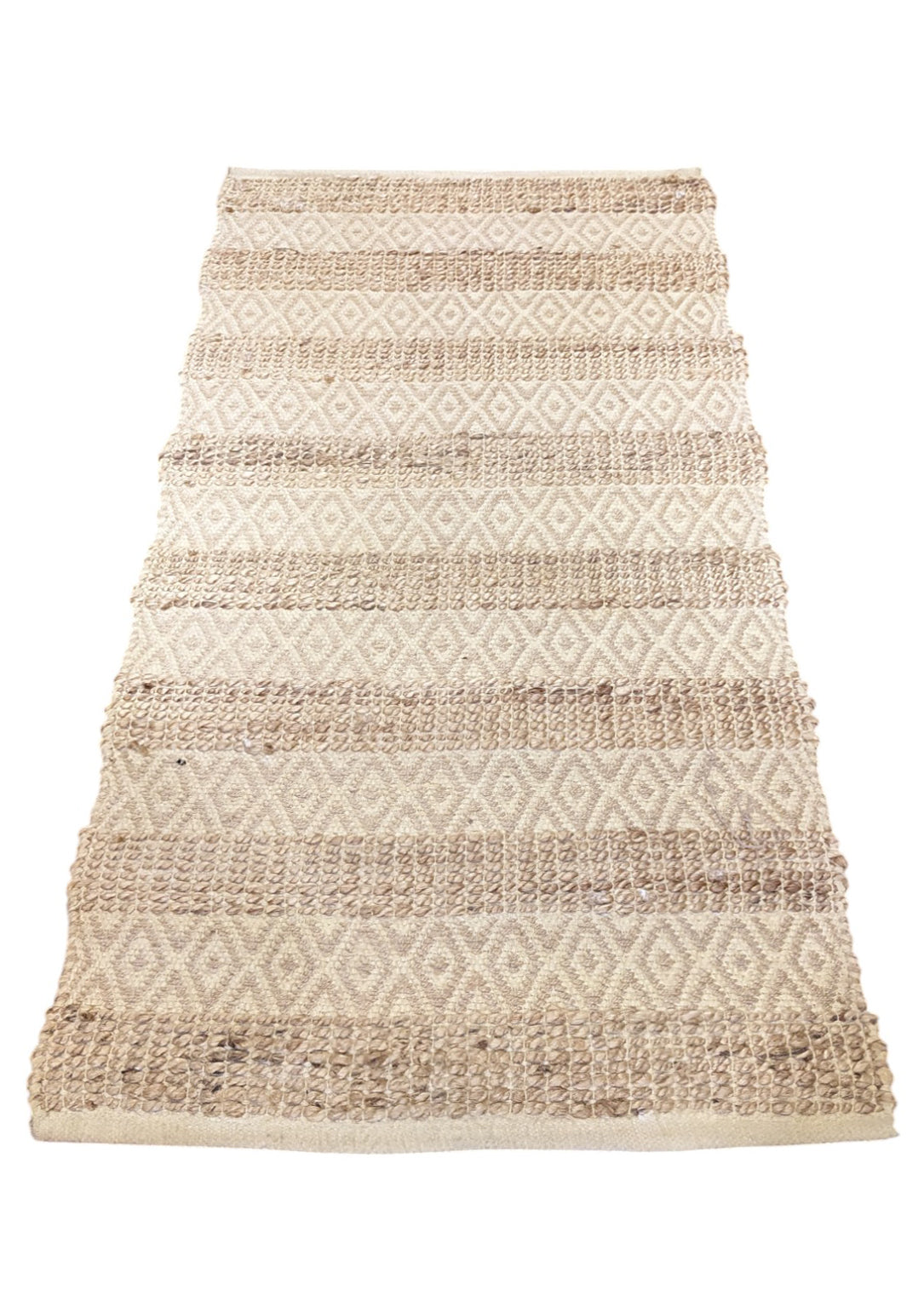 Braided Natural Jute Rug - 125 × 73 cm