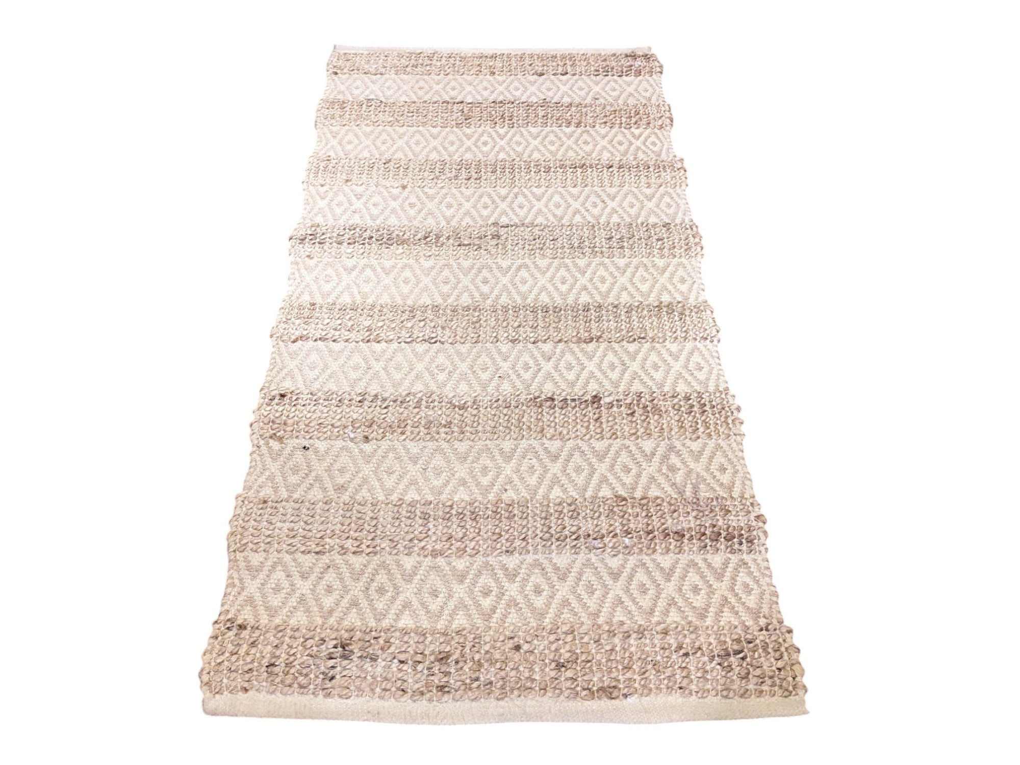Braided Natural Jute Rug - 125 × 73 cm