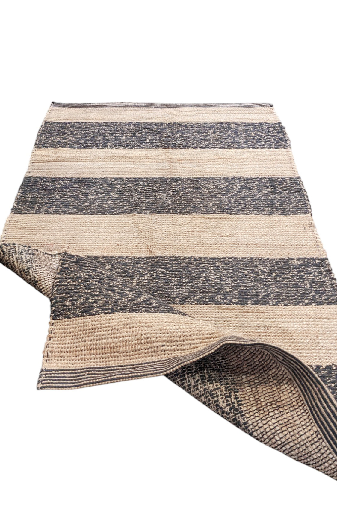 Braided Natural Jute Rug - 152 x 85 cm