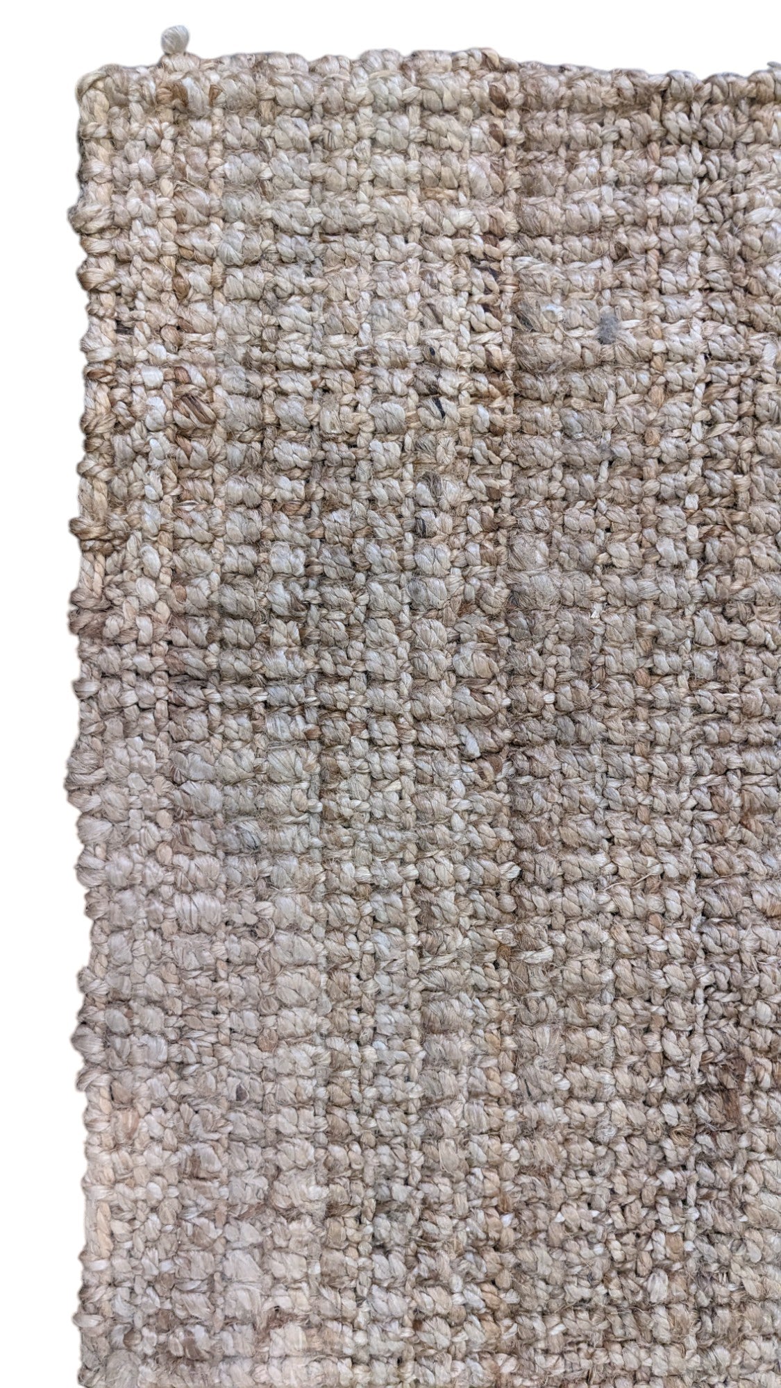 Chunky Natural Jute Rug - 82 x 58 cm