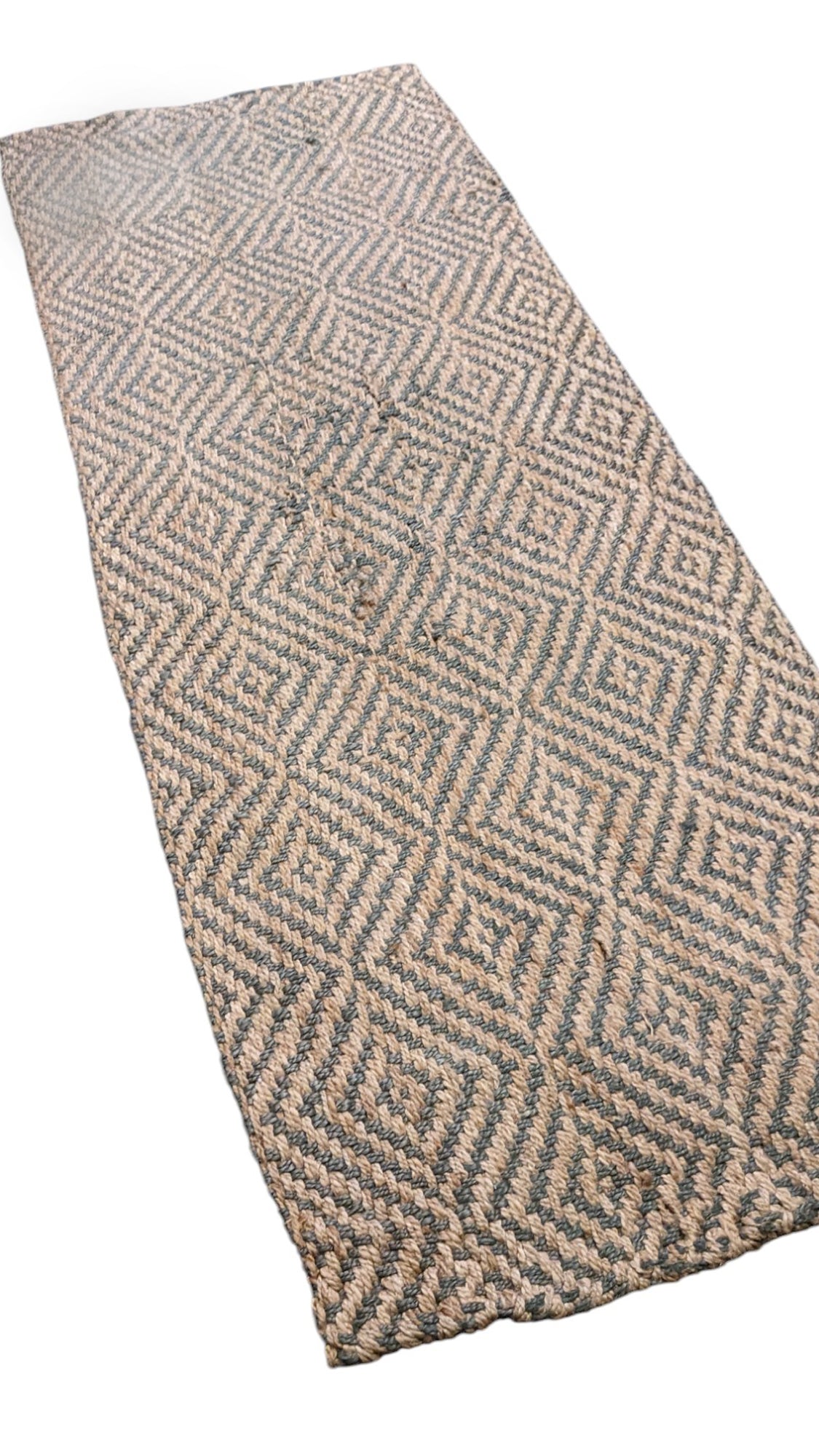 Loop Natural Jute Rug - 223 x 85 cm