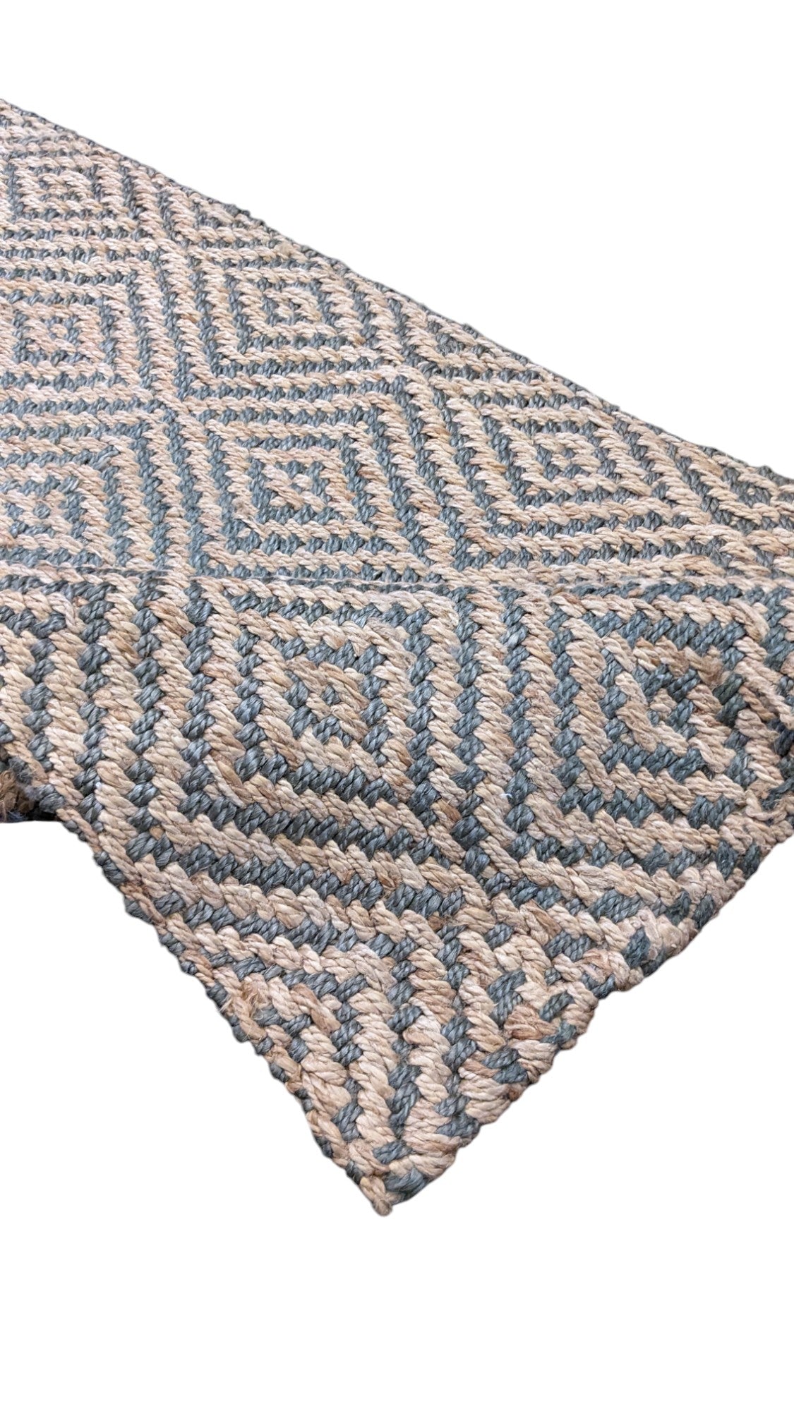 Loop Natural Jute Rug - 223 x 85 cm