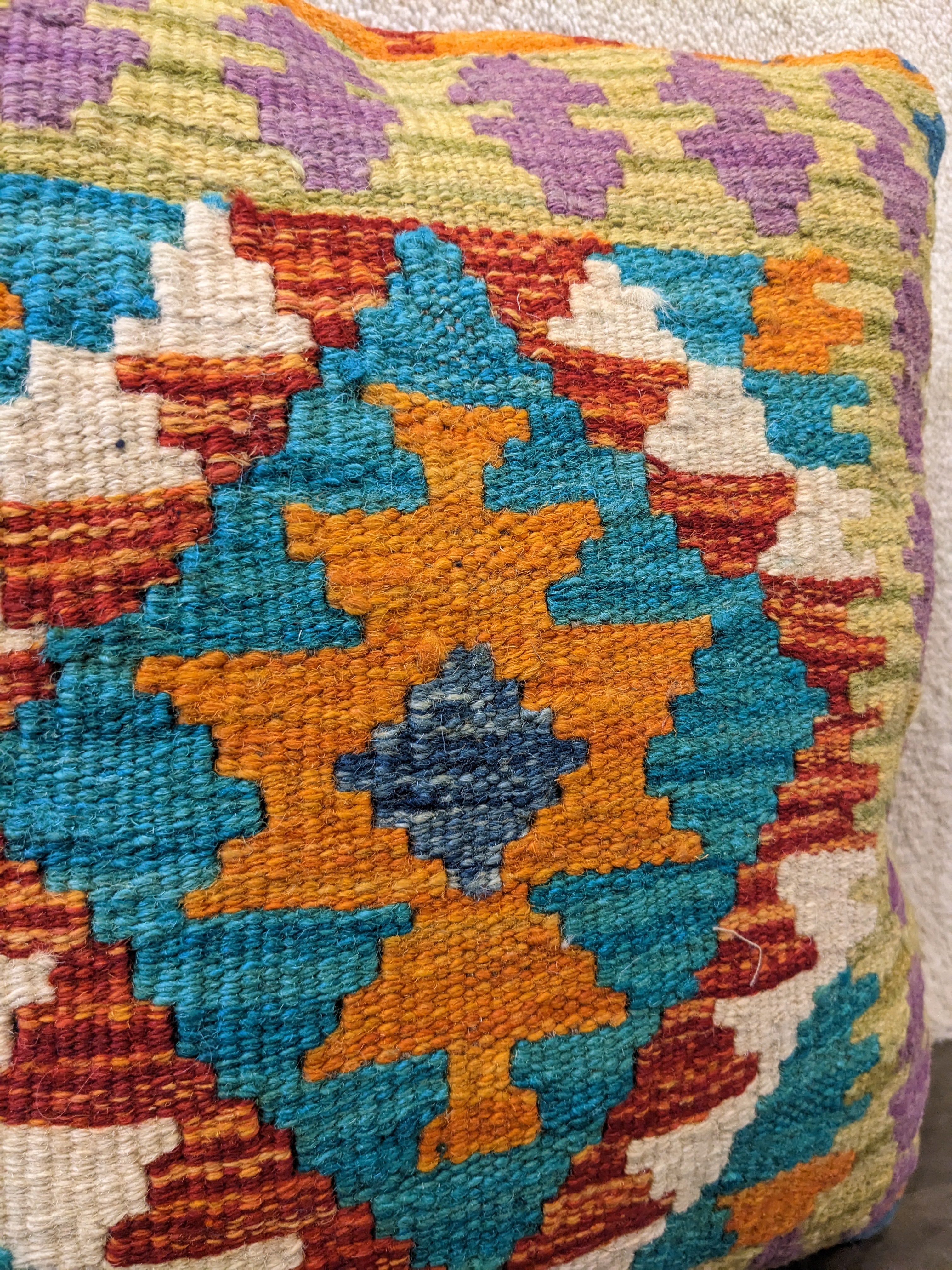 Afghan Kilim Cushion Cover - 45 x 45 cm