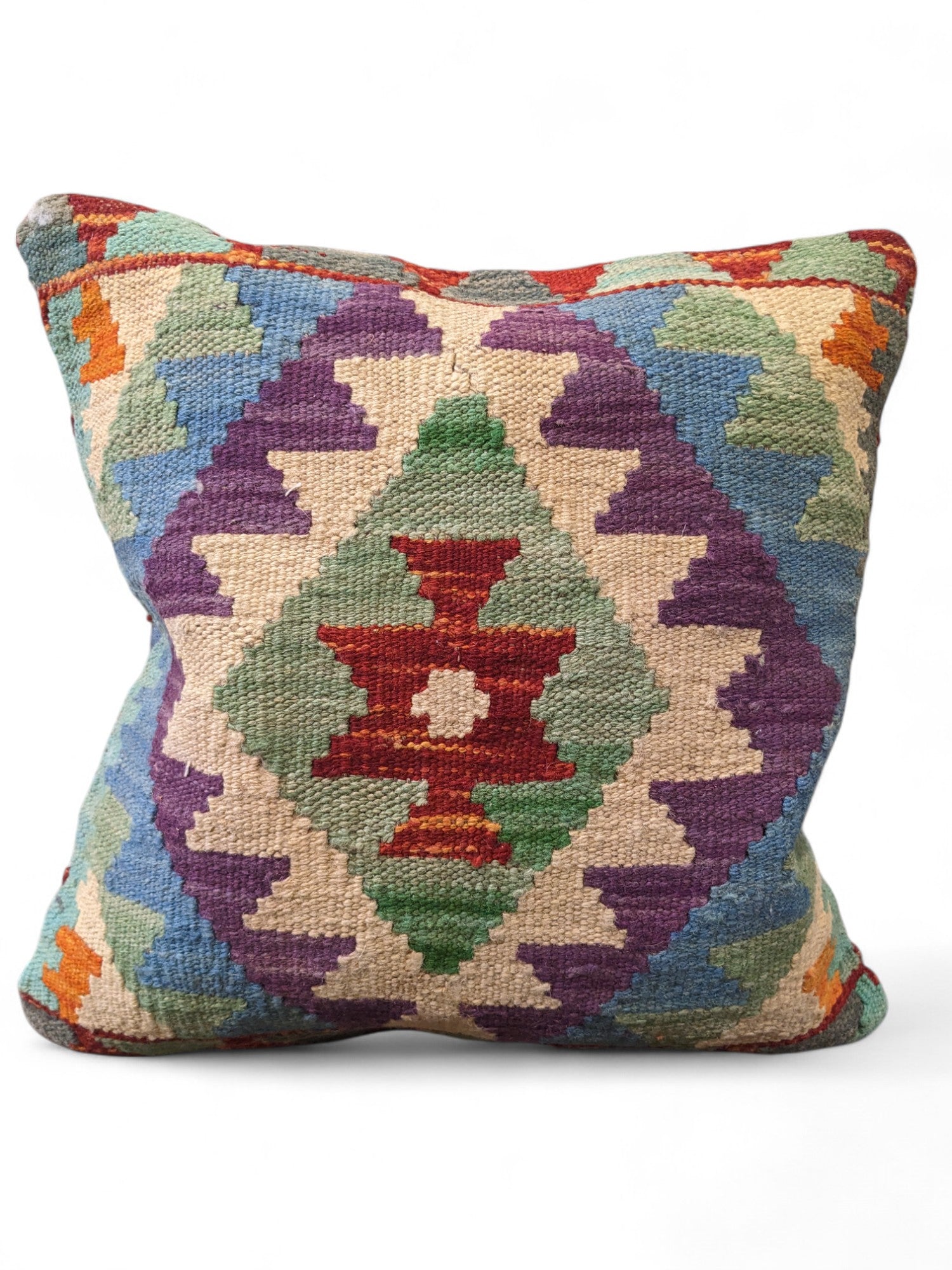 Afghan Kilim Cushion Cover - 45 x 45 cm