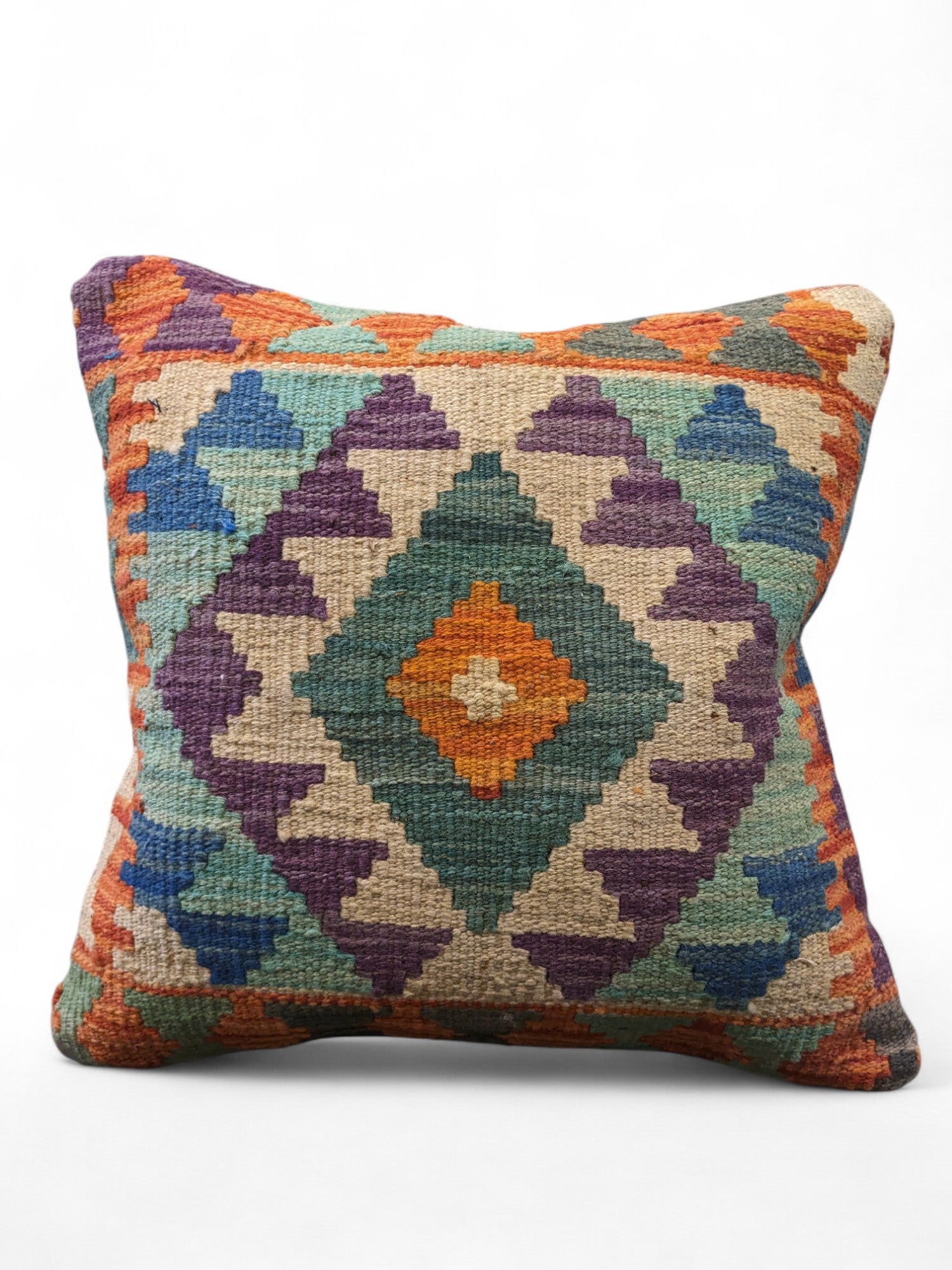 Afghan Kilim Cushion Cover - 45 x 45 cm