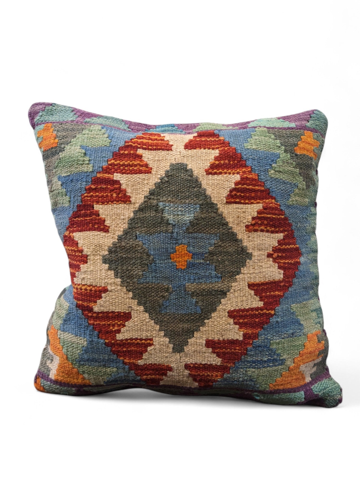 Afghan Kilim Cushion Cover - 45 x 45 cm