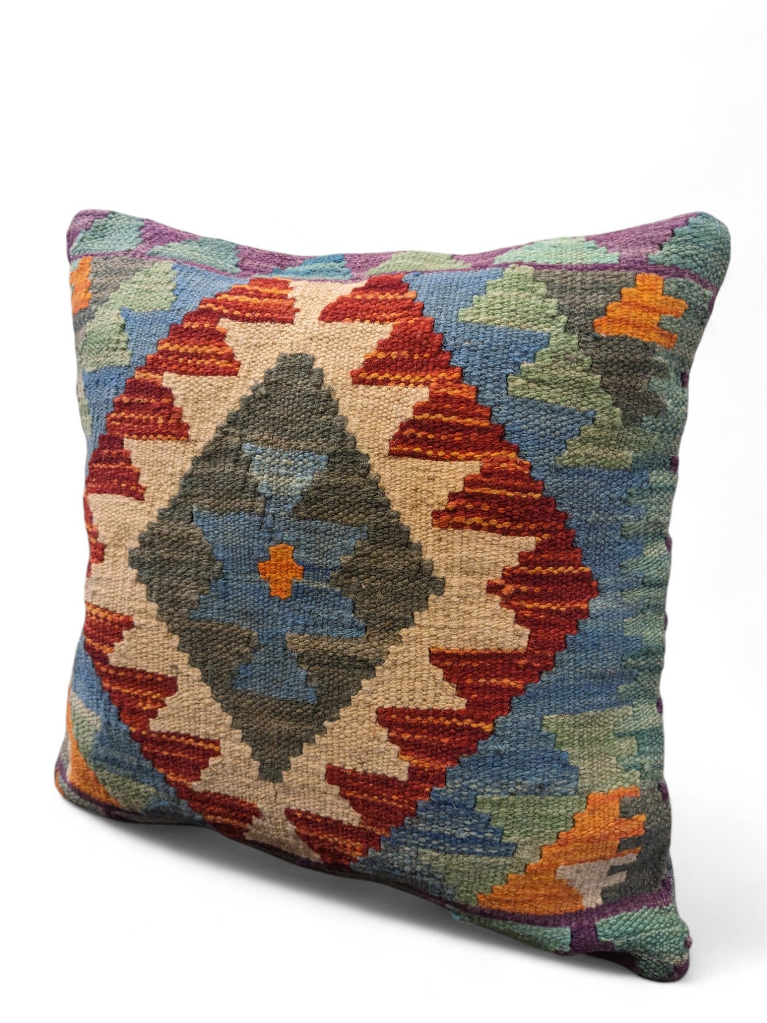 Afghan Kilim Cushion Cover - 45 x 45 cm