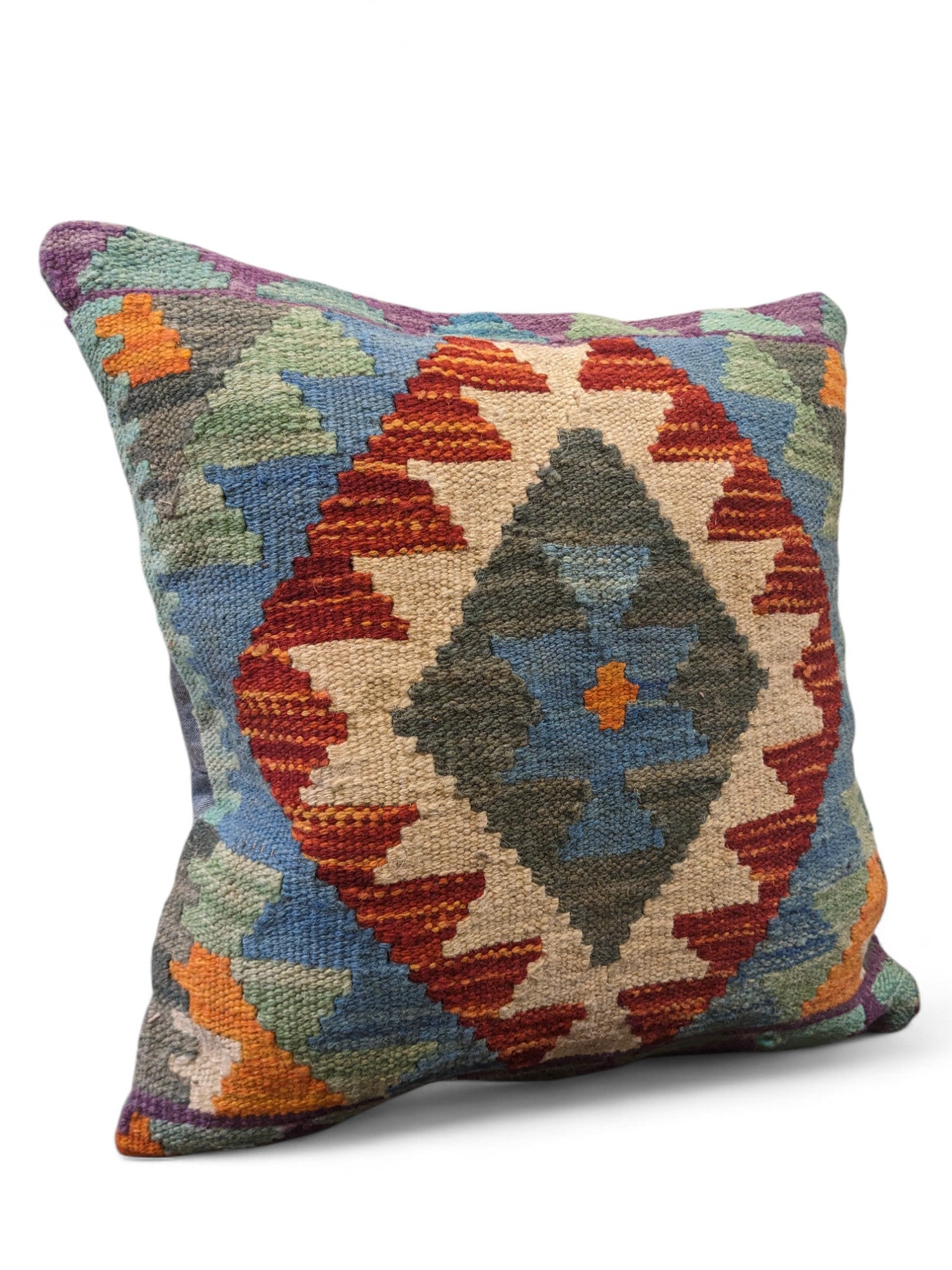 Afghan Kilim Cushion Cover - 45 x 45 cm