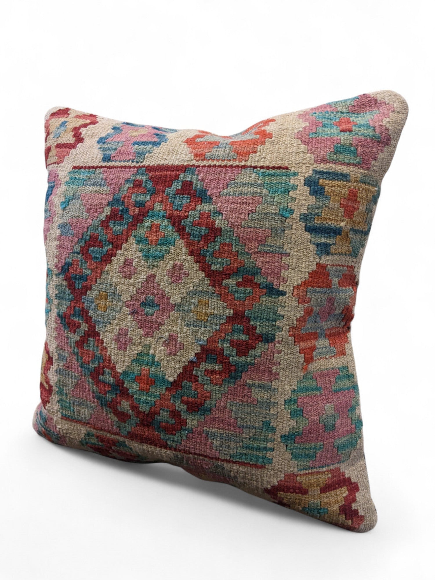 Afghan Kilim Cushion Cover - 45 x 45 cm