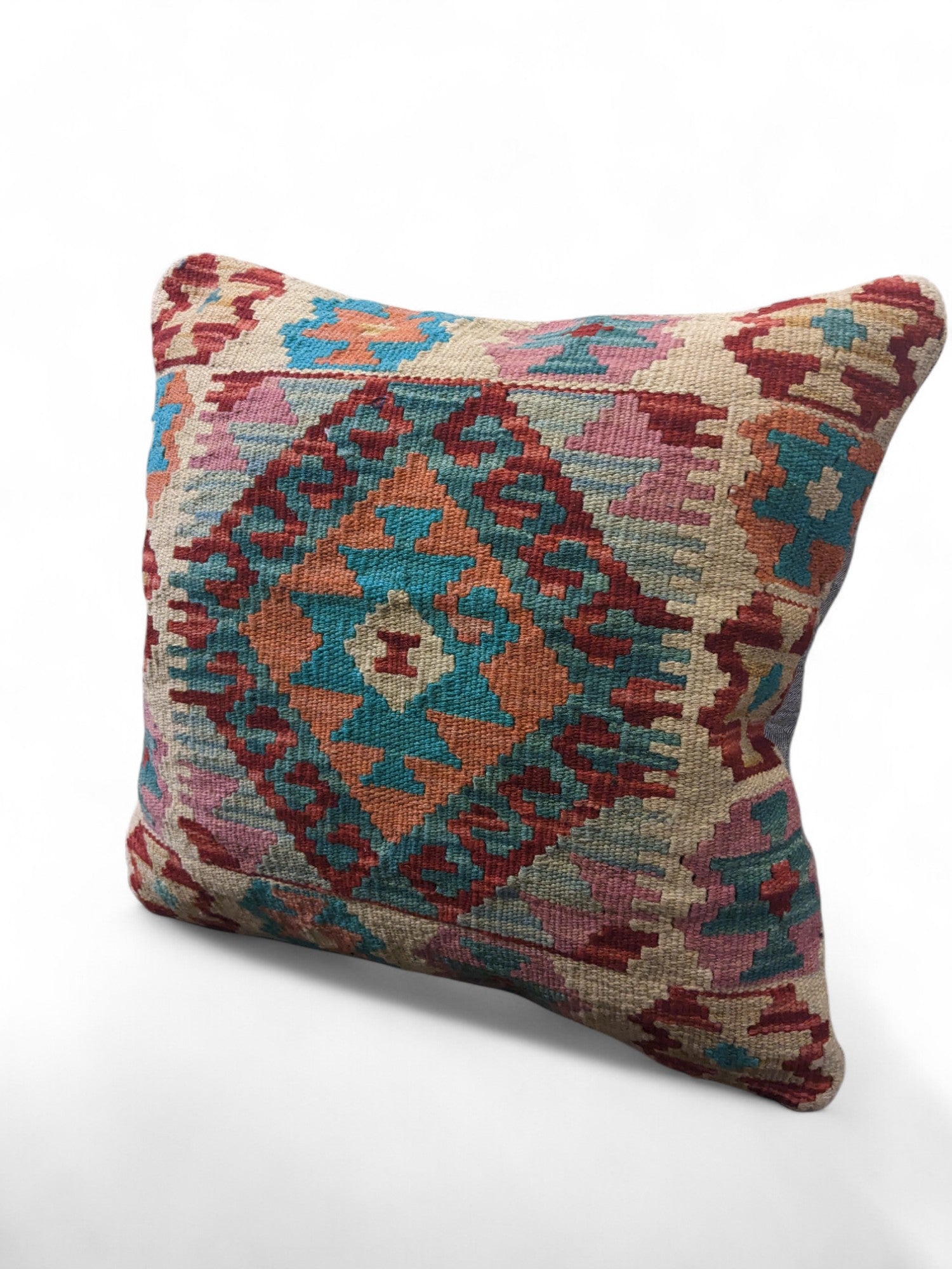 Afghan Kilim Cushion Cover - 45 x 45 cm