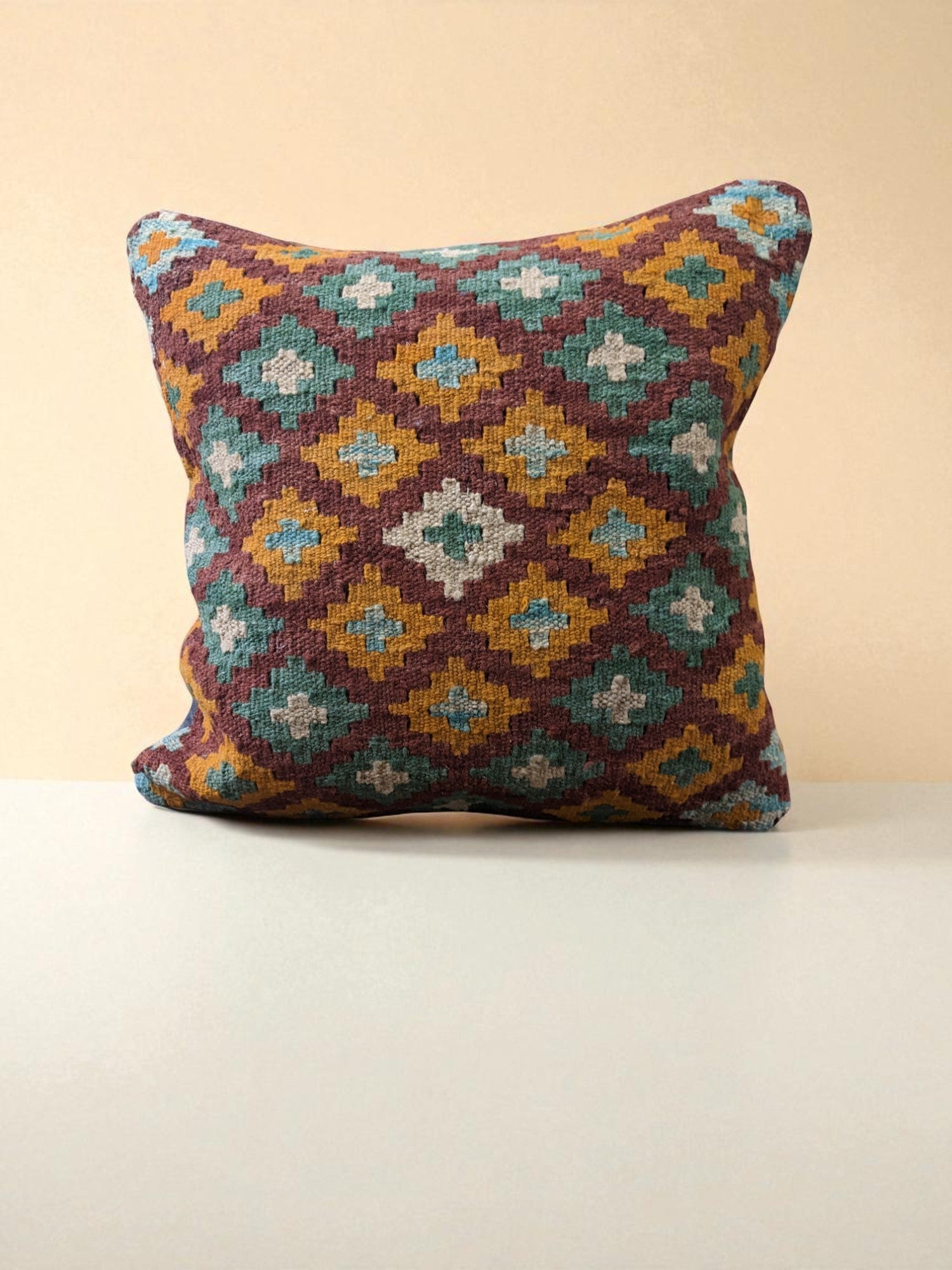 Afghan Kilim Cushion Cover - 45 x 45 cm