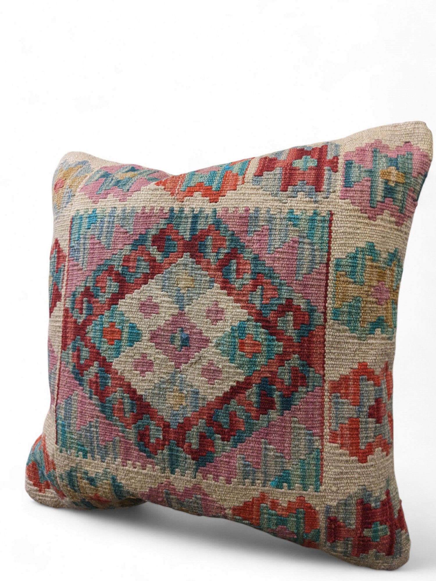 Afghan Kilim Cushion Cover - 45 x 45 cm