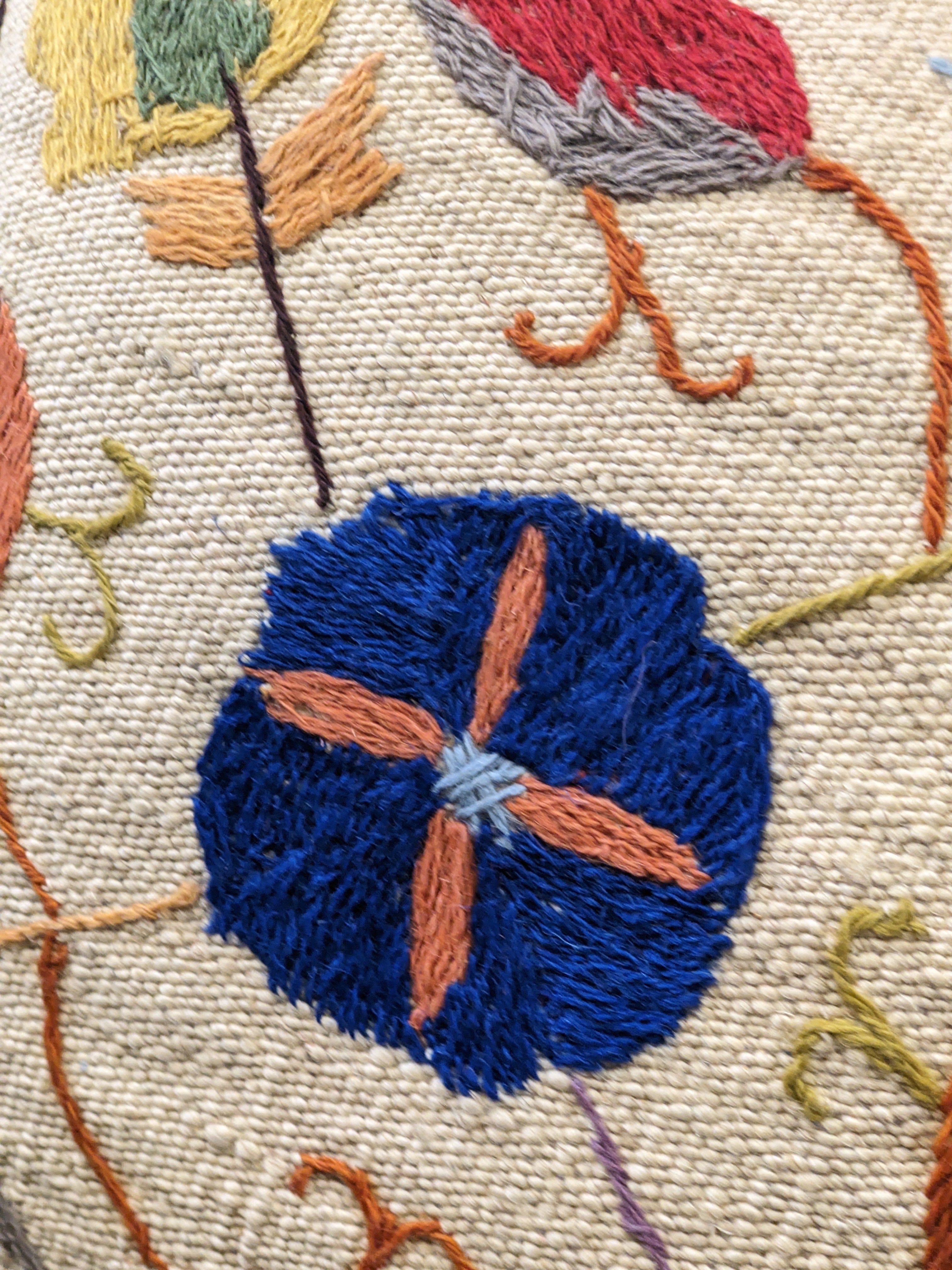 Suzani Hand Embroidered Cushion Cover - 45 x 45 cm