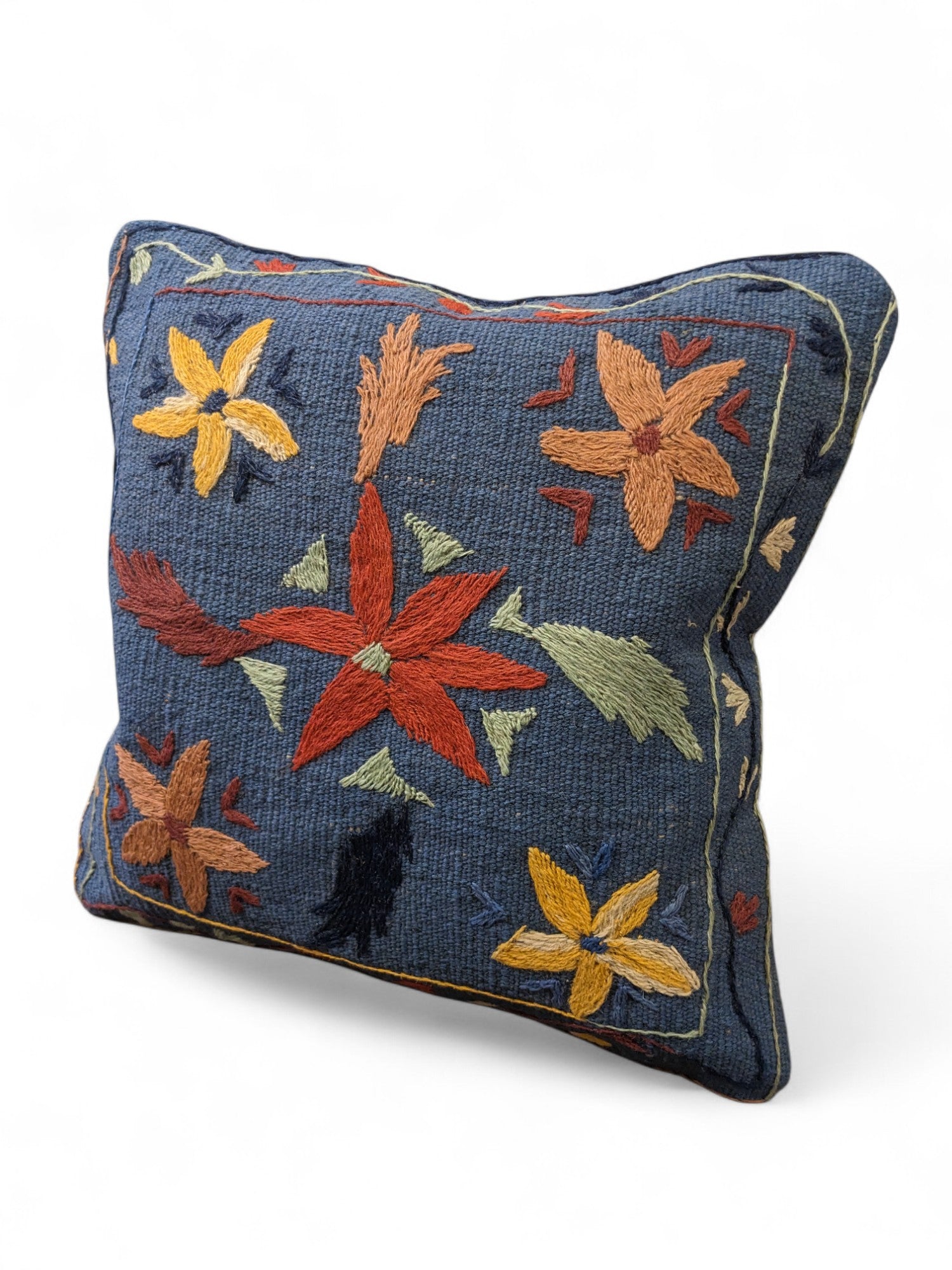 Suzani Hand Embroidered Cushion Cover - 45 x 45 cm