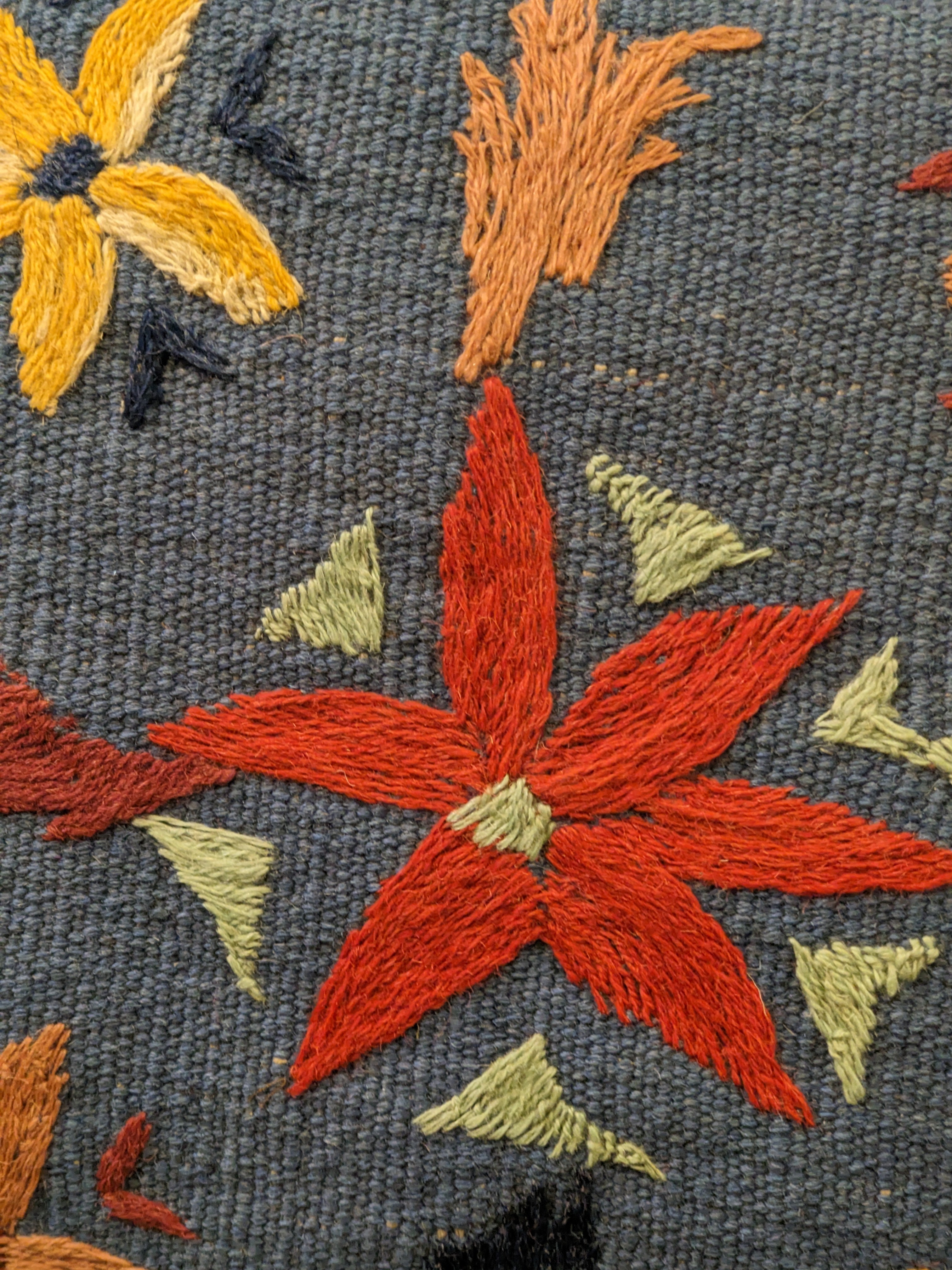 Suzani Hand Embroidered Cushion Cover - 45 x 45 cm