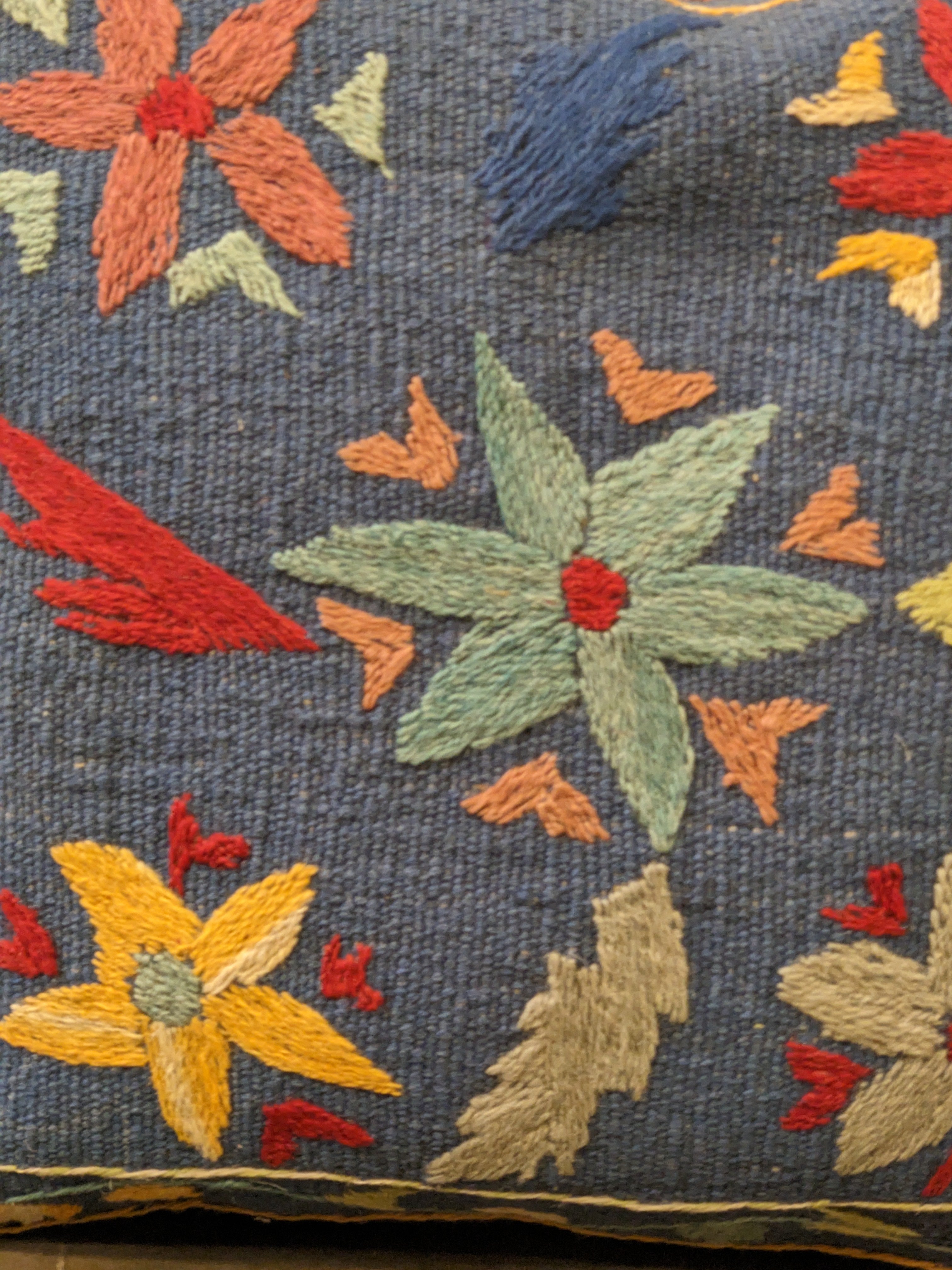 Suzani Hand Embroidered Cushion Cover - 45 x 45 cm