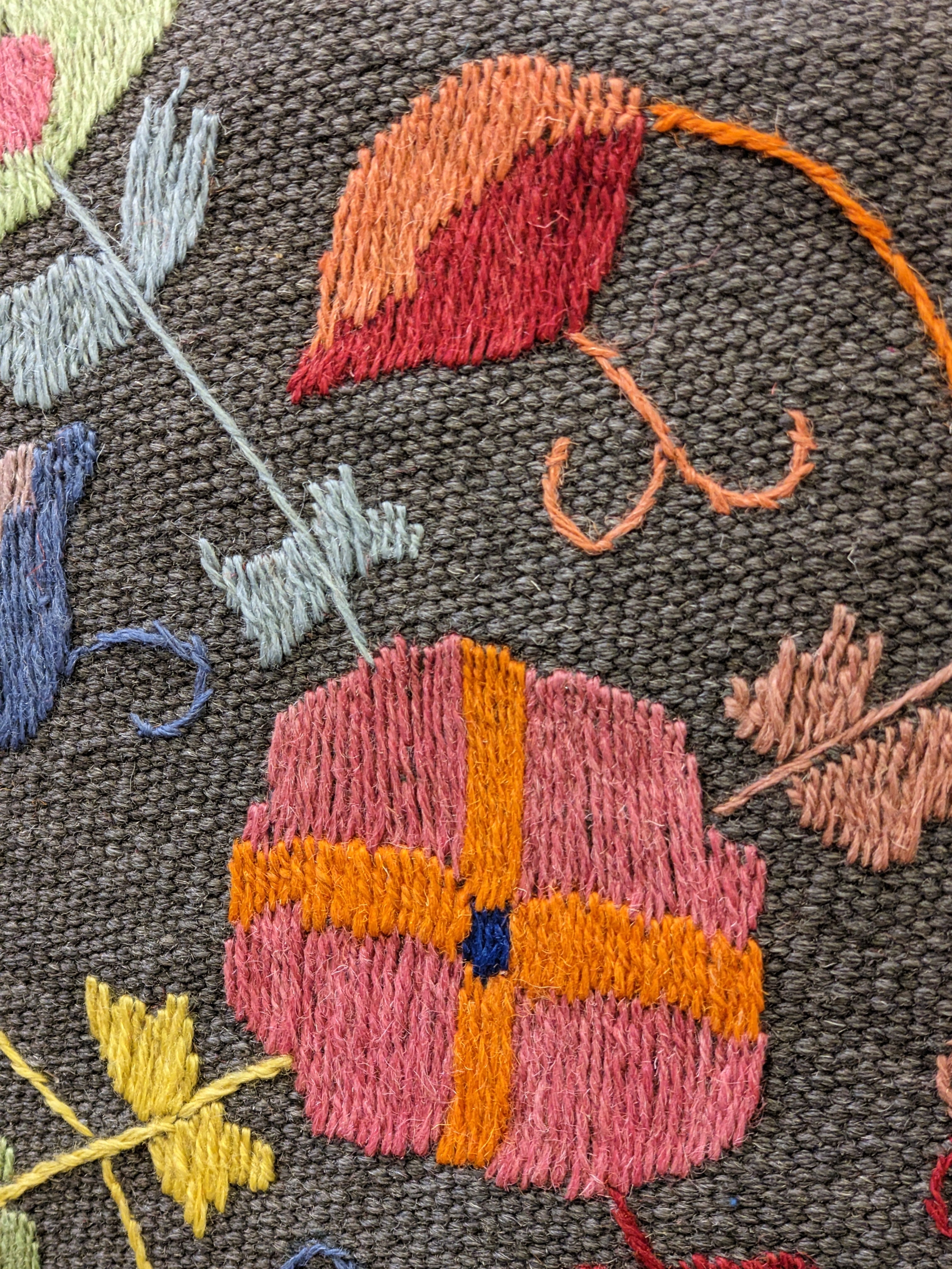 Suzani Hand Embroidered Cushion Cover - 45 x 45 cm