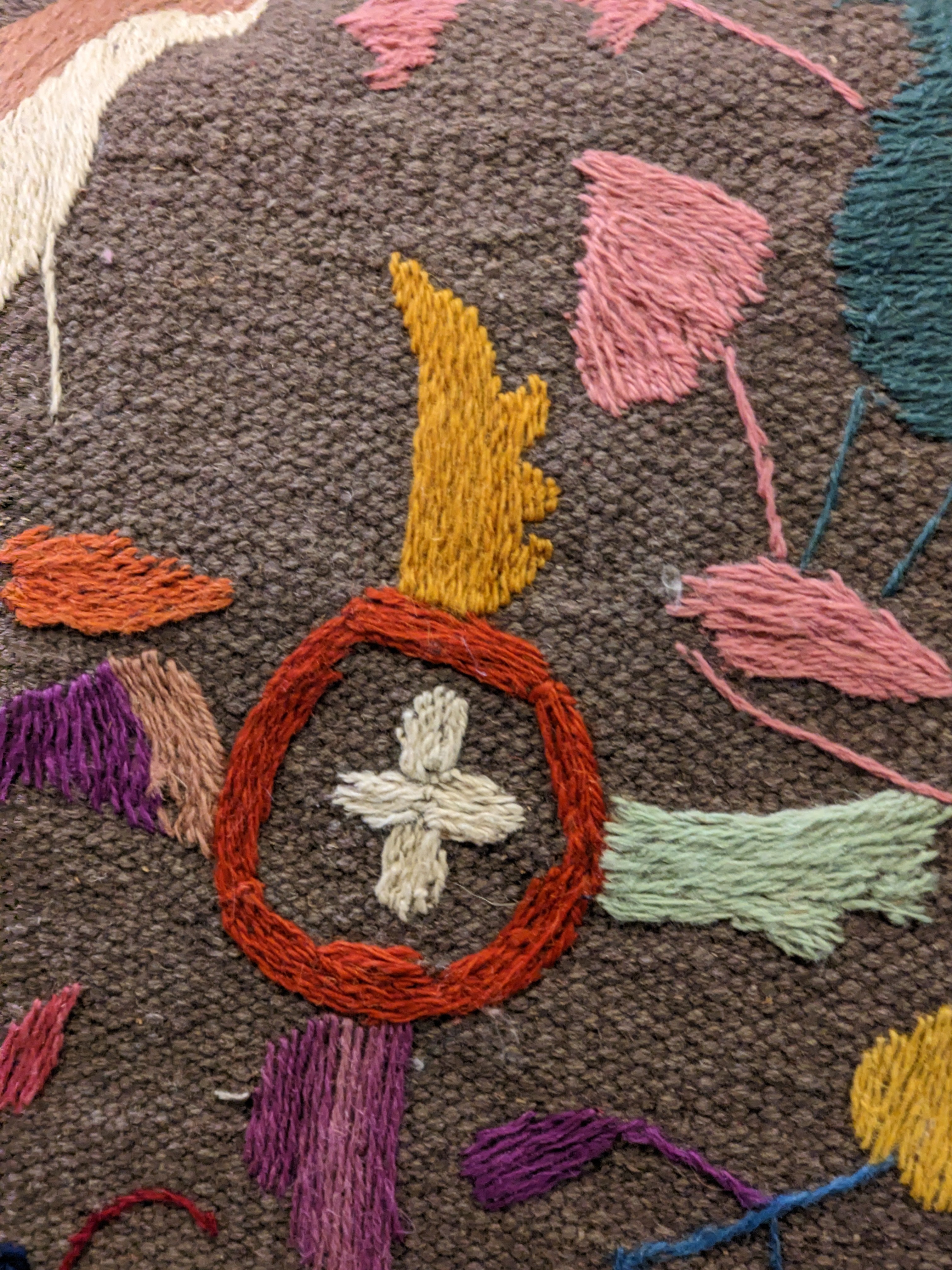 Suzani Hand Embroidered Cushion Cover - 45 x 45 cm