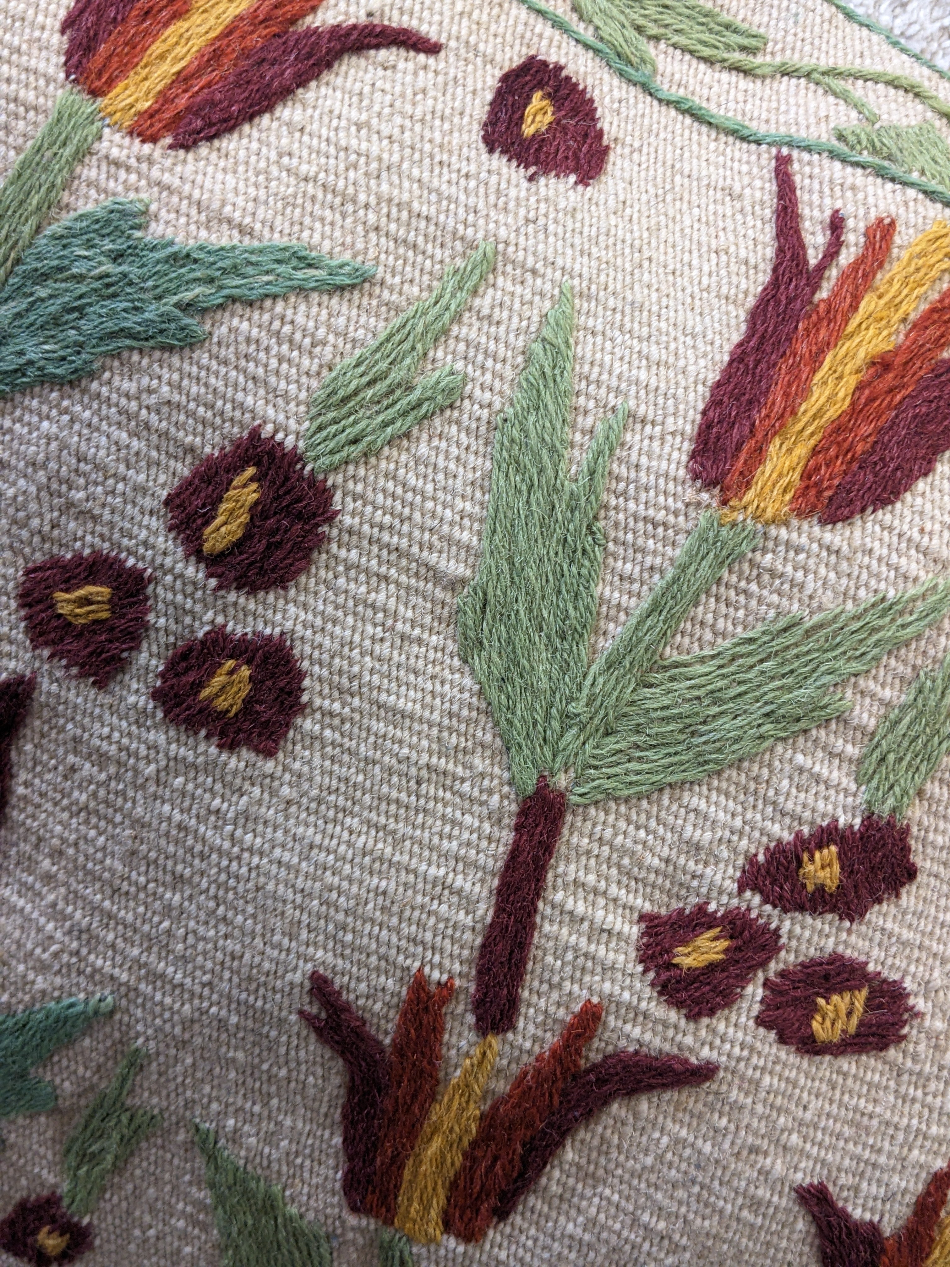 Suzani Hand Embroidered Cushion Cover - 45 x 45 cm