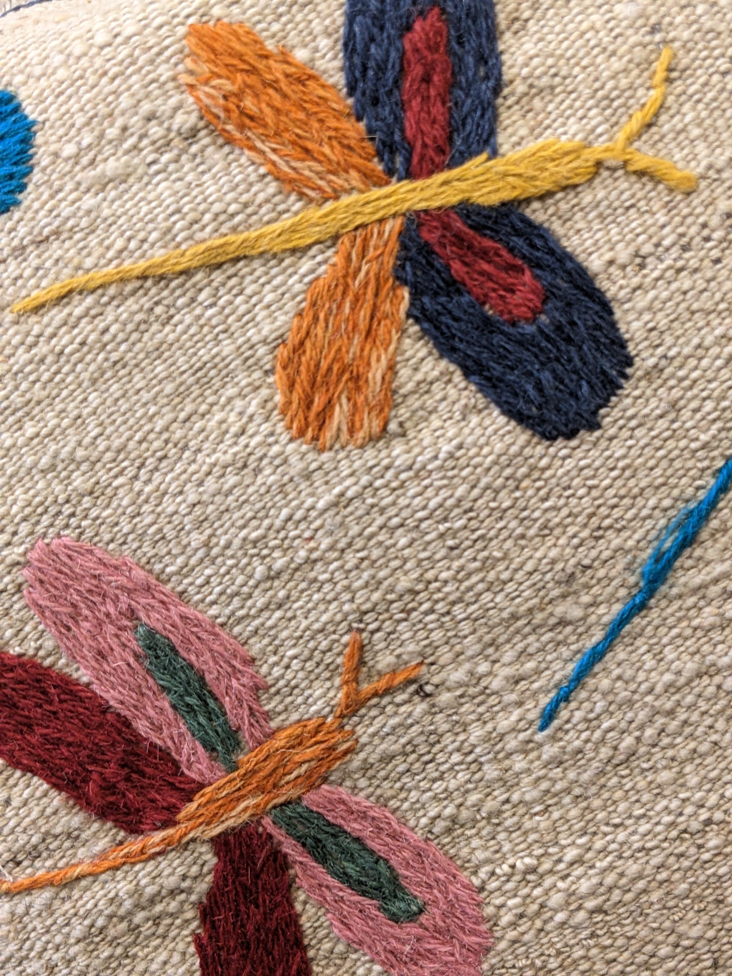 Suzani Hand Embroidered Cushion Cover - 45 x 45 cm