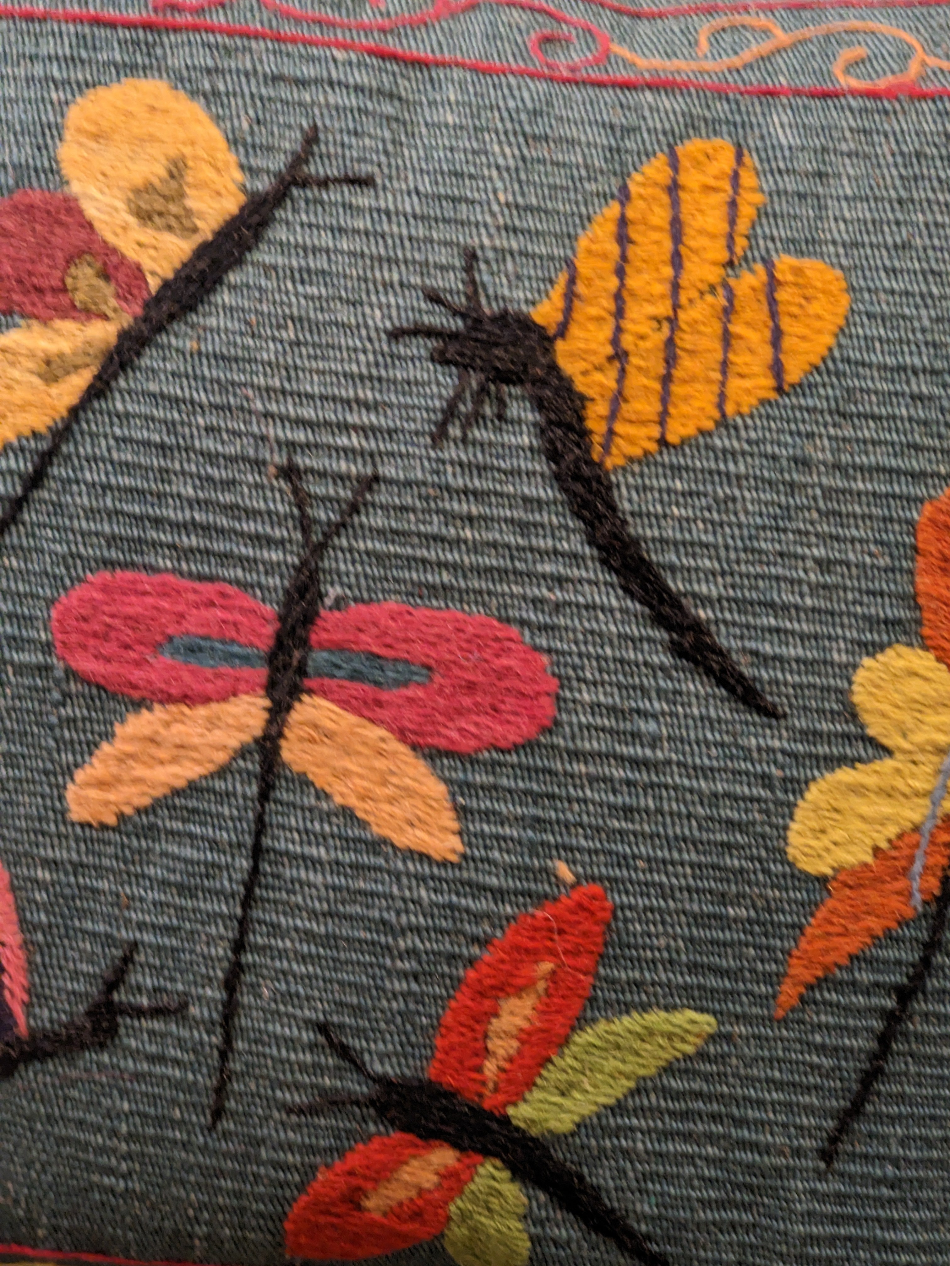 Suzani Hand Embroidered Cushion Cover - 45 x 45 cm