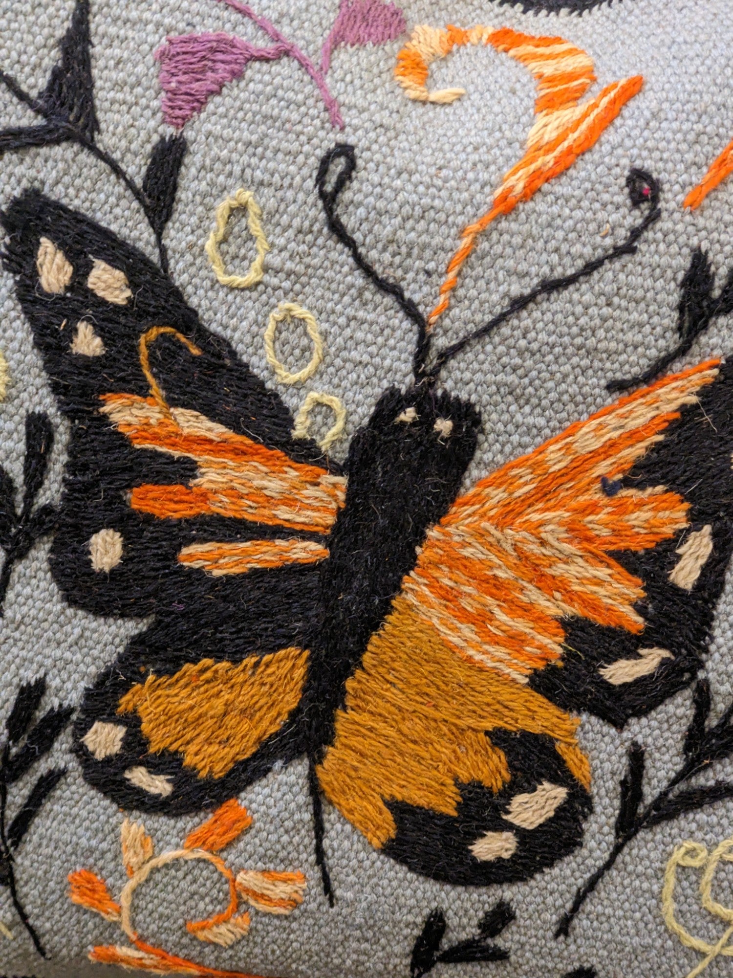 Suzani Hand Embroidered Cushion Cover - 45 x 45 cm