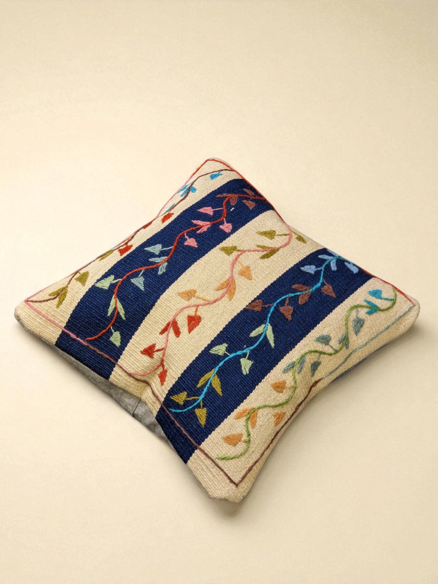 Suzani Hand Embroidered Cushion Cover - 45 x 45 cm