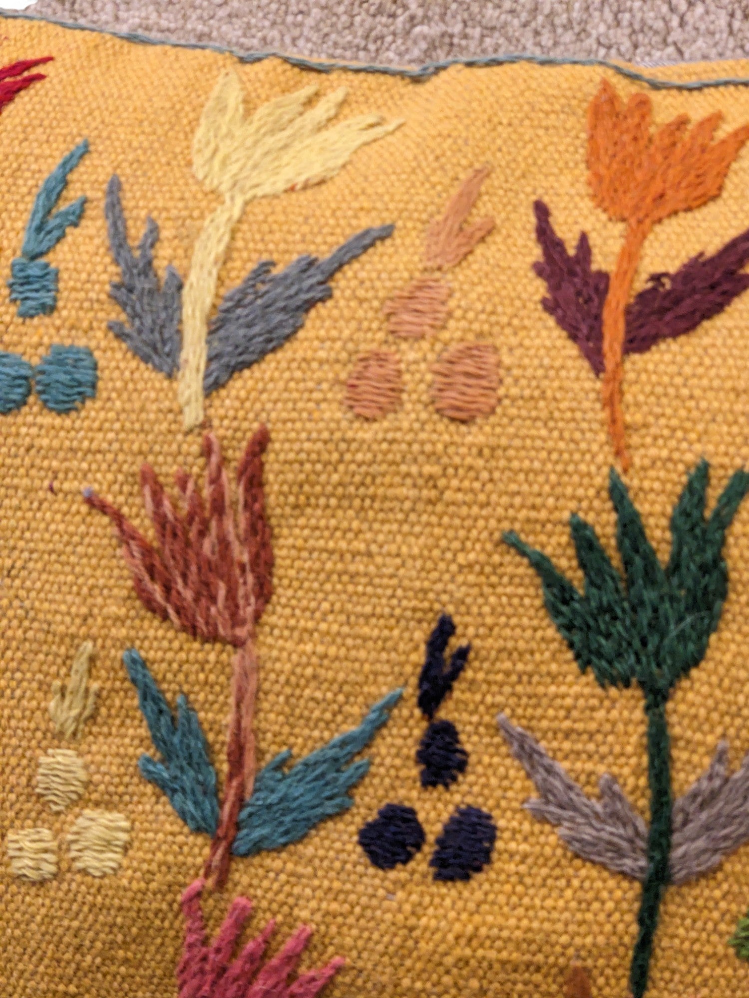 Suzani Hand Embroidered Cushion Cover - 45 x 45 cm