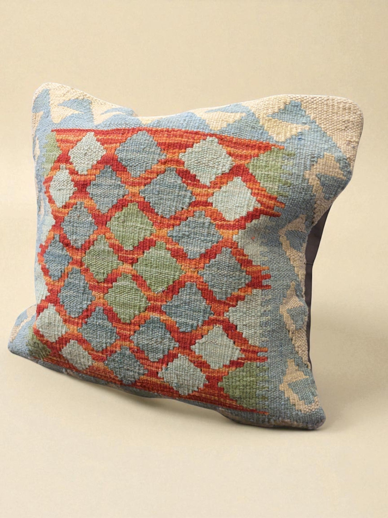 Afghan Kilim Cushion Cover - 45 x 45 cm