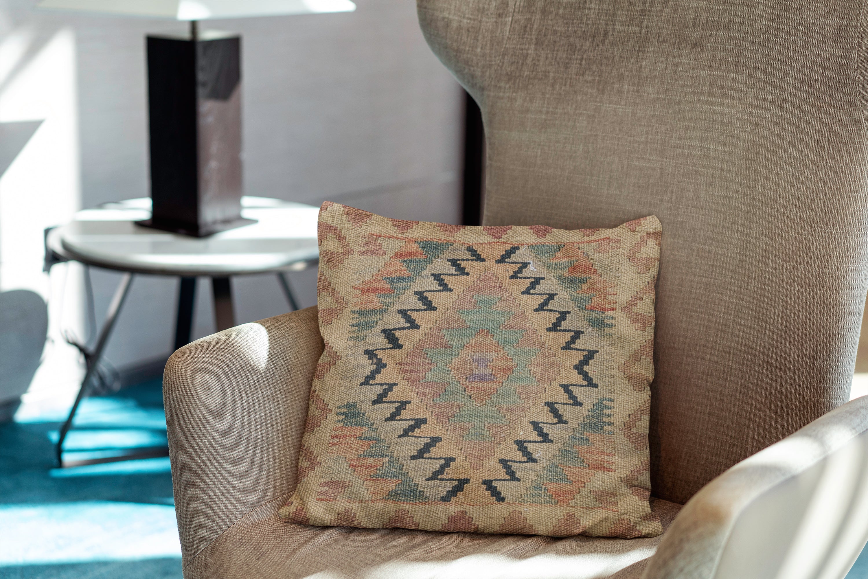 Afghan Kilim Cushion Cover - 45 x 45 cm