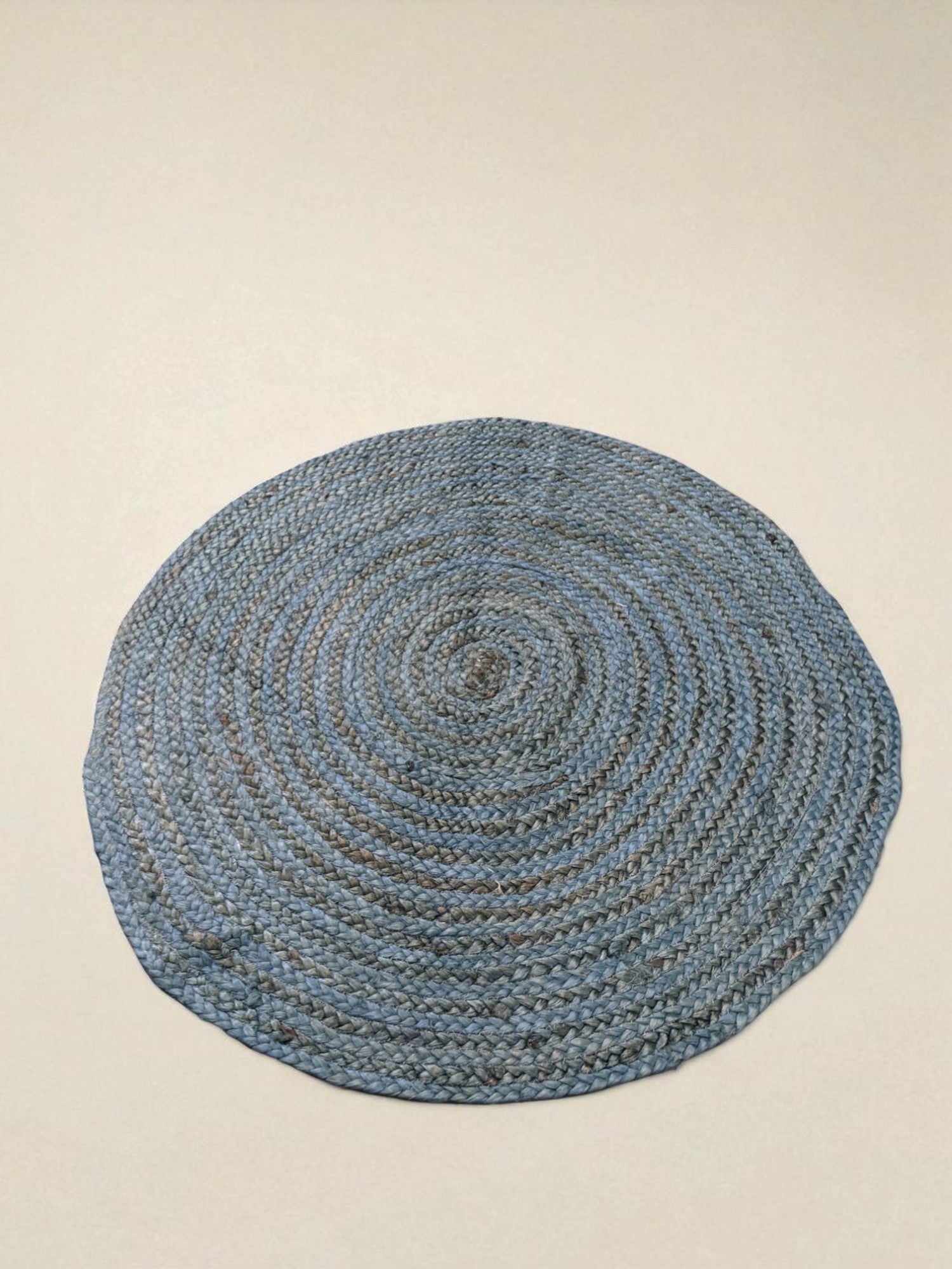 Braided Overdyed Round Jute Rug - 64 x 64 cm