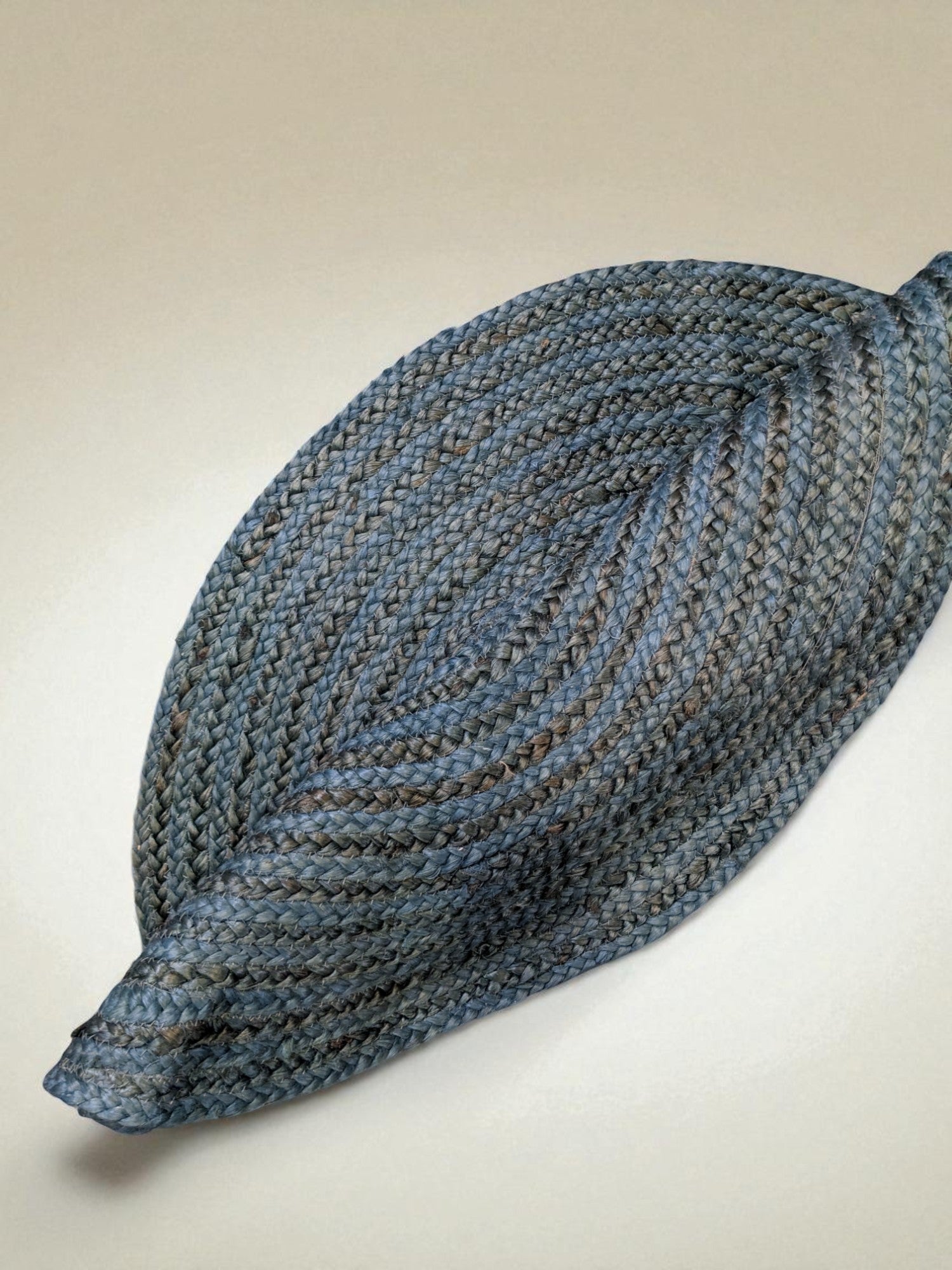 Braided Overdyed Round Jute Rug - 64 x 64 cm