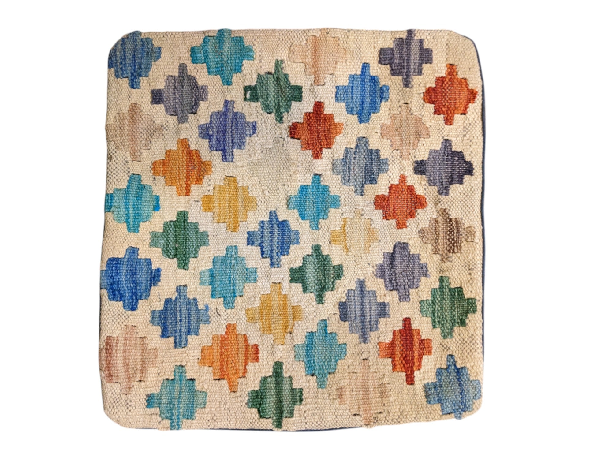 Housse de coussin Kilim afghan - 46 x 46 cm