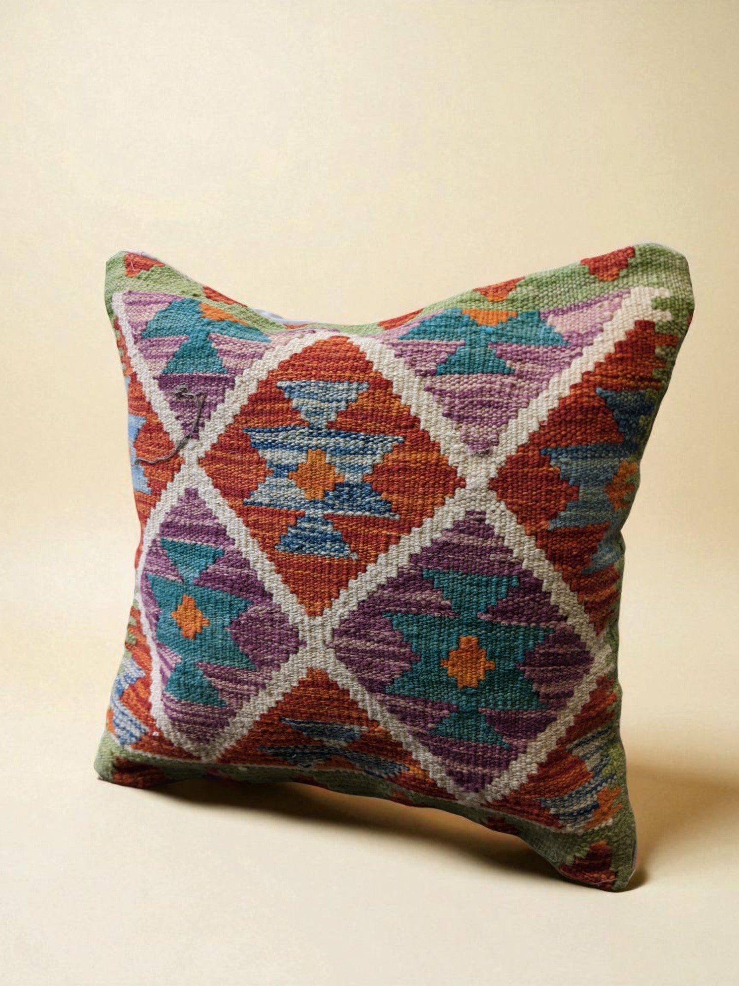 Afghan Kilim Cushion Cover - 50 x 50 cm