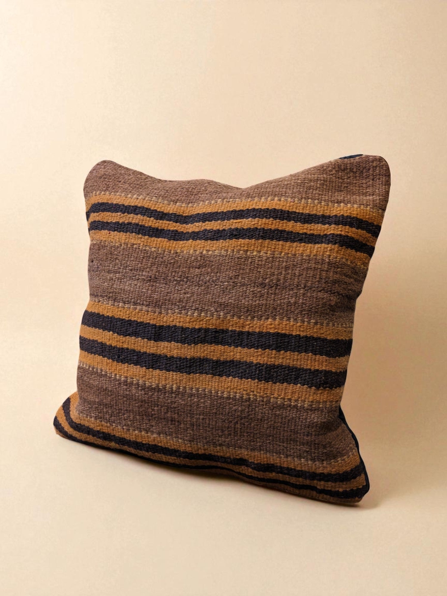 Turkish Kilim Vintage Cushion Cover - 40 x 40 cm