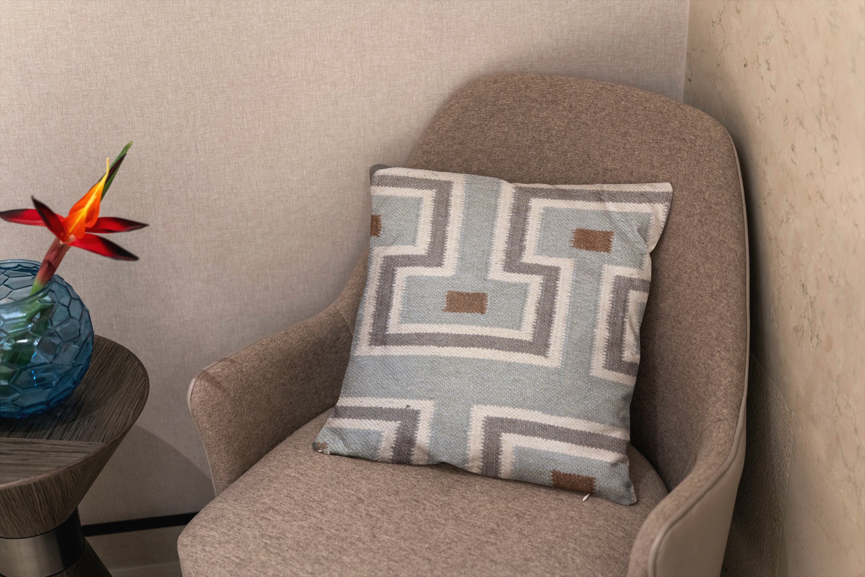 Housse de coussin Kilim turc - 45 x 45 cm