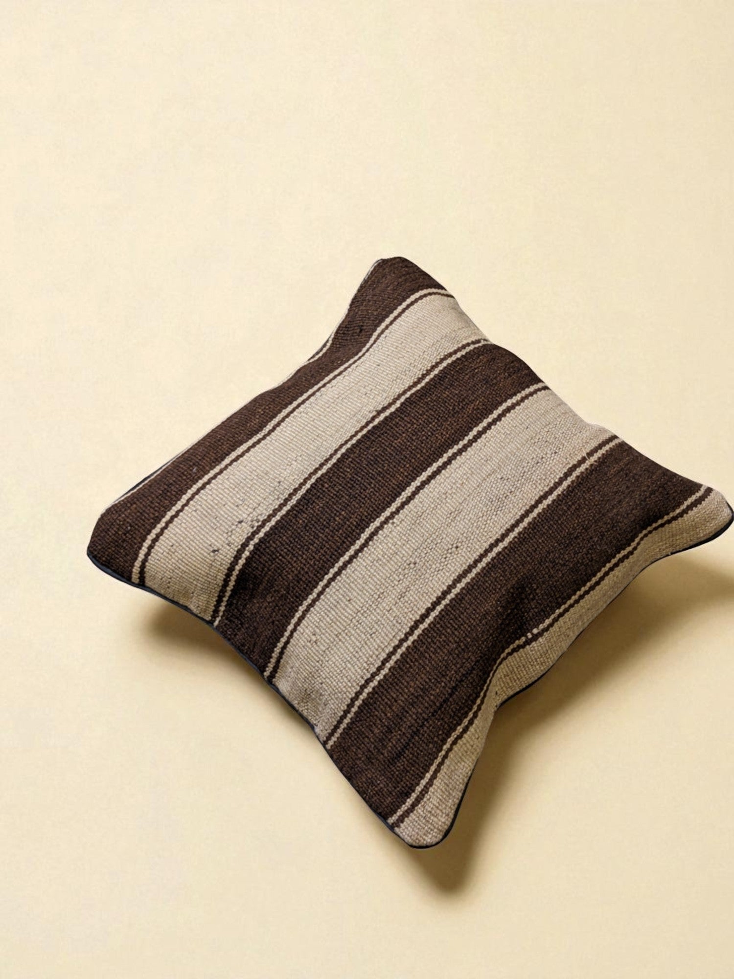 Turkish Kilim Vintage Cushion Cover - 40 x 40 cm