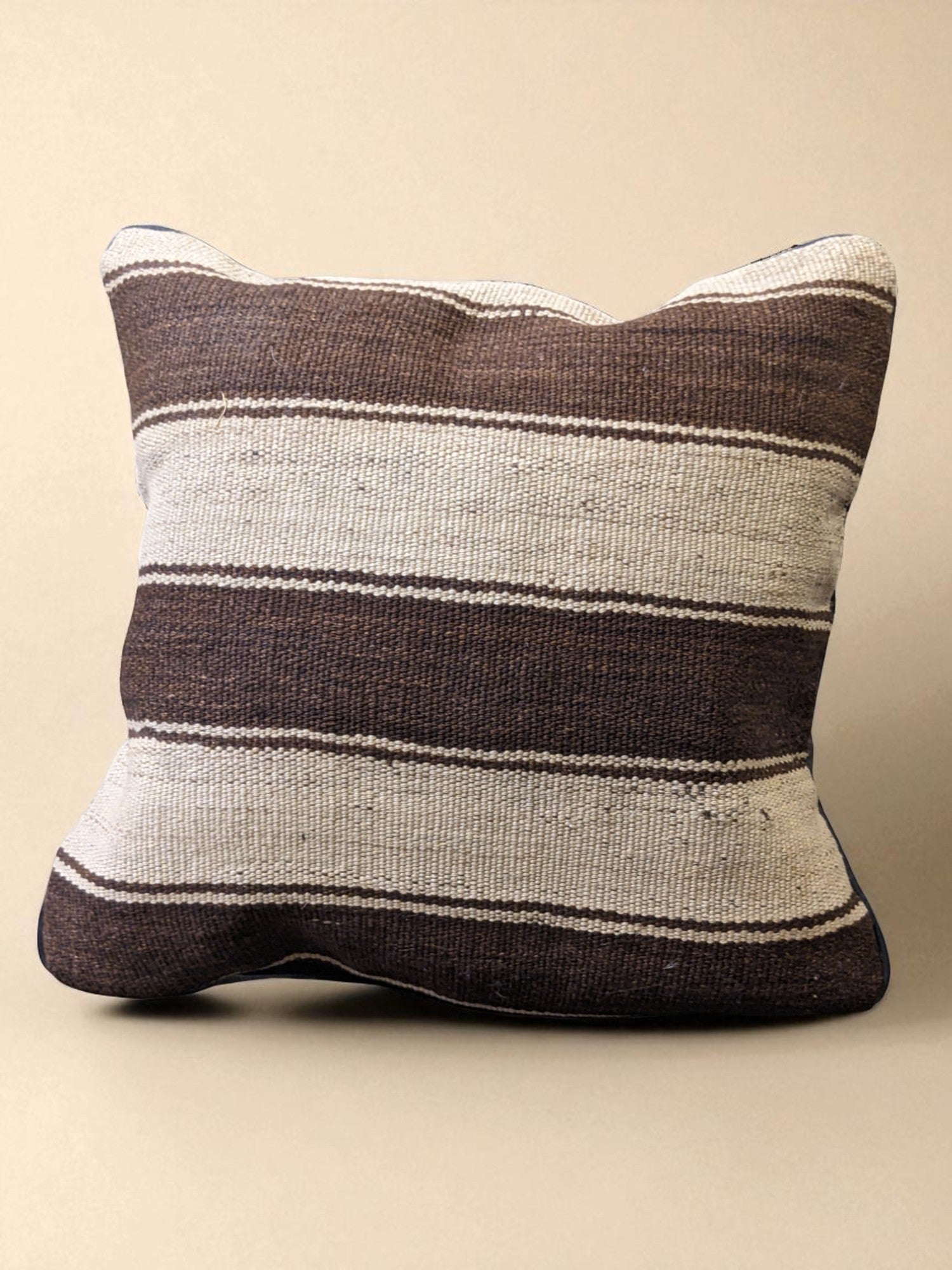 Turkish Kilim Vintage Cushion Cover - 40 x 40 cm