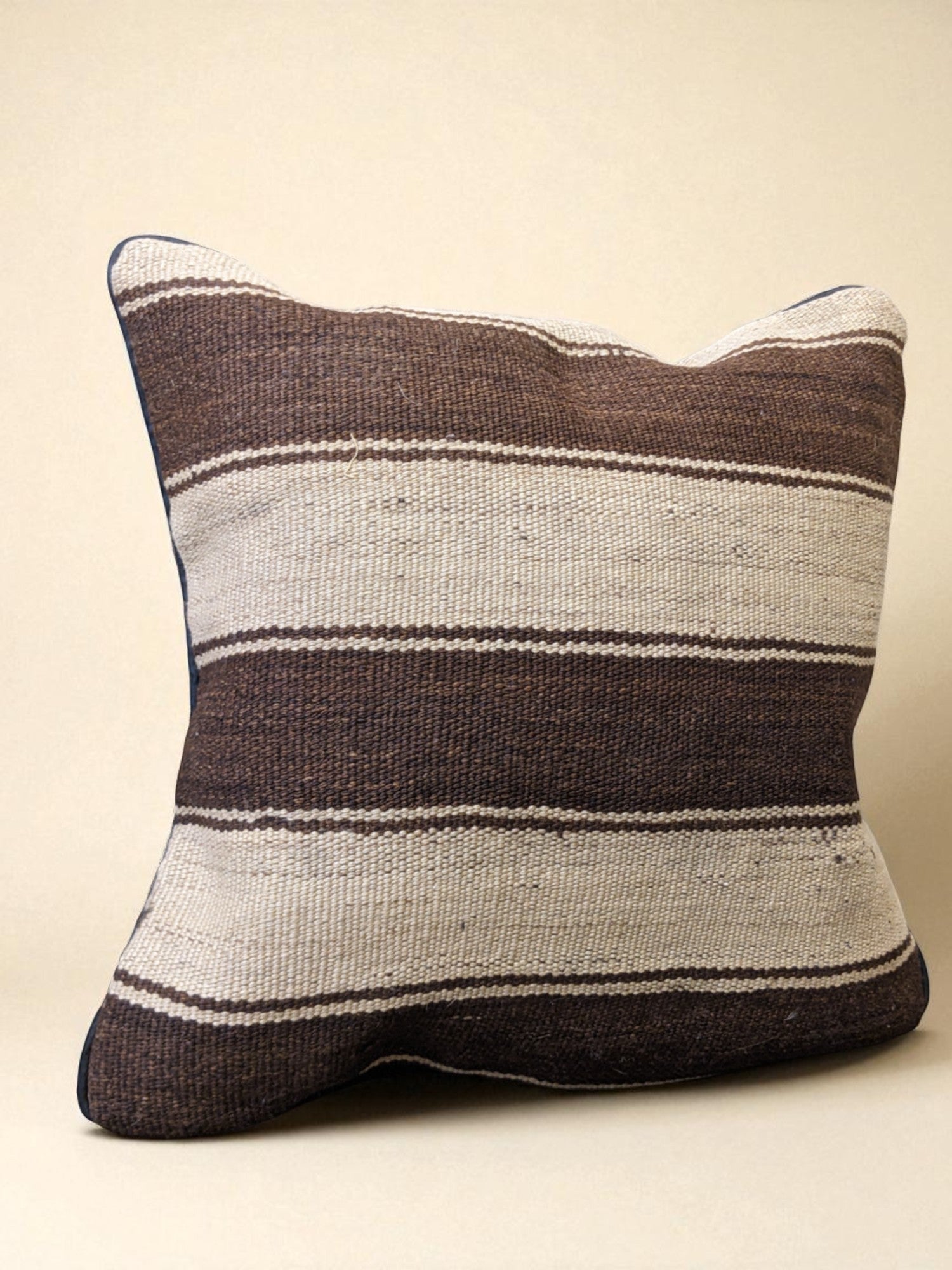 Turkish Kilim Vintage Cushion Cover - 40 x 40 cm