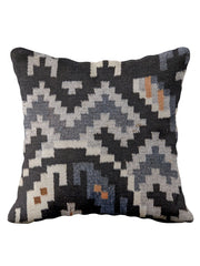 Turkish Kilim Vintage Cushion Cover - 40 x 40 cm