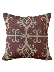 Turkish Kilim Vintage Cushion Cover - 40 x 40 cm