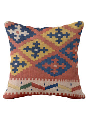 Turkish Kilim Vintage Cushion Cover - 42 x 40 cm
