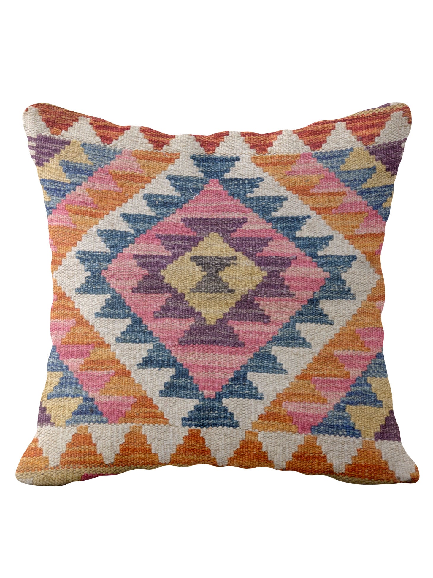 Afghan Kilim Cushion Cover - 45 x 45 cm
