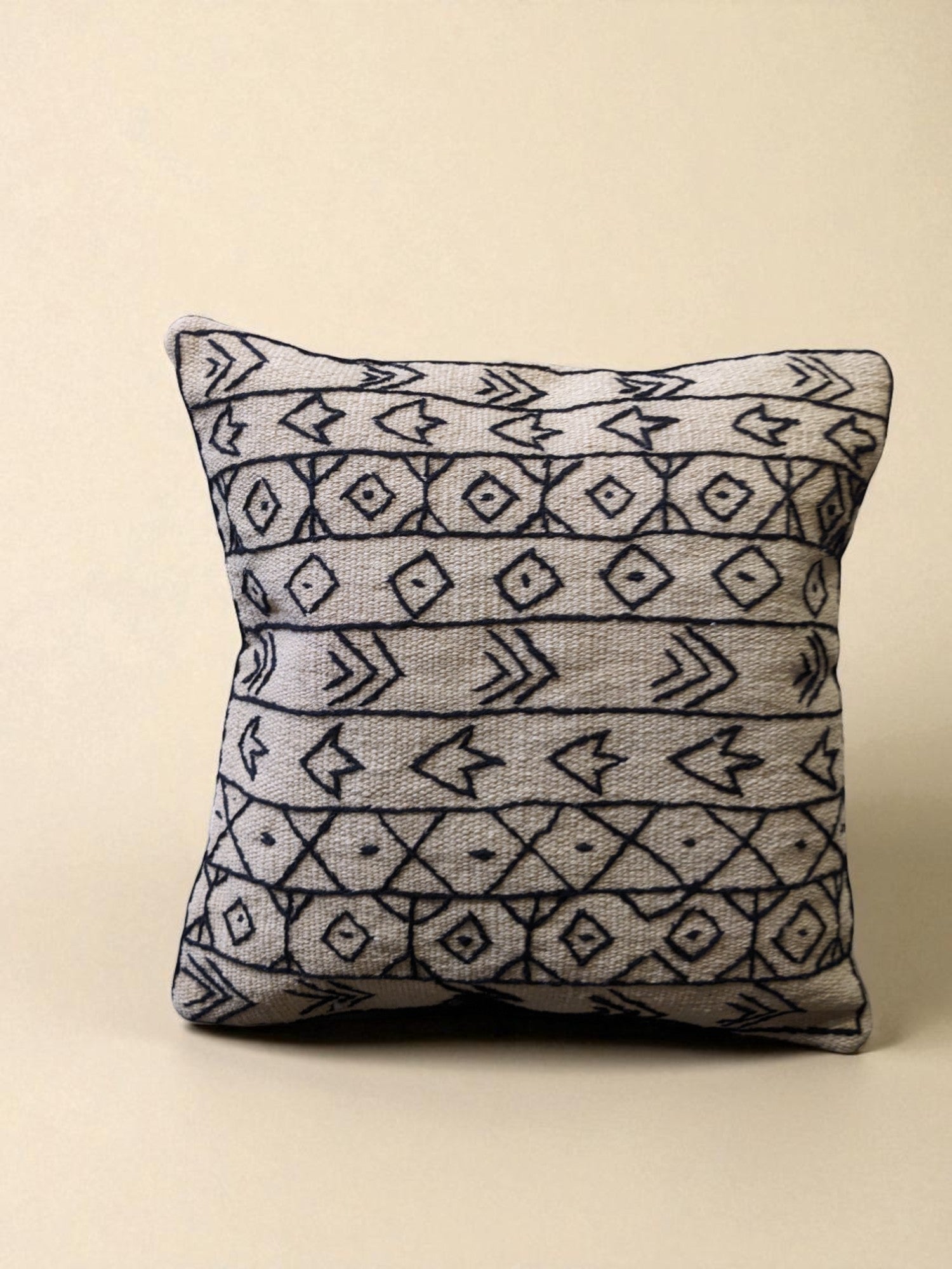 Suzani Hand Embroidered Cushion Cover - 45 x 45 cm