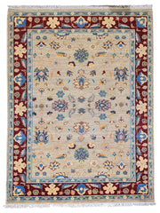 Farahan Ziegler Hand Knotted Chobi Rug - Size: 298 × 185 cm