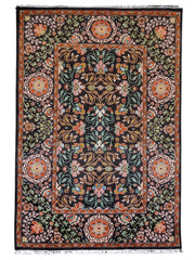 Suzani Hand Knotted Chobi Rug - Size: 277 × 185 cm