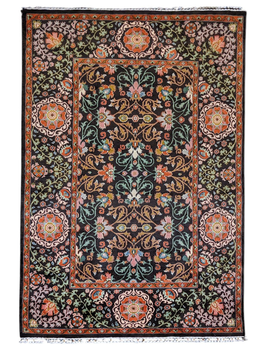 Suzani Hand Knotted Chobi Rug - Size: 277 × 185 cm