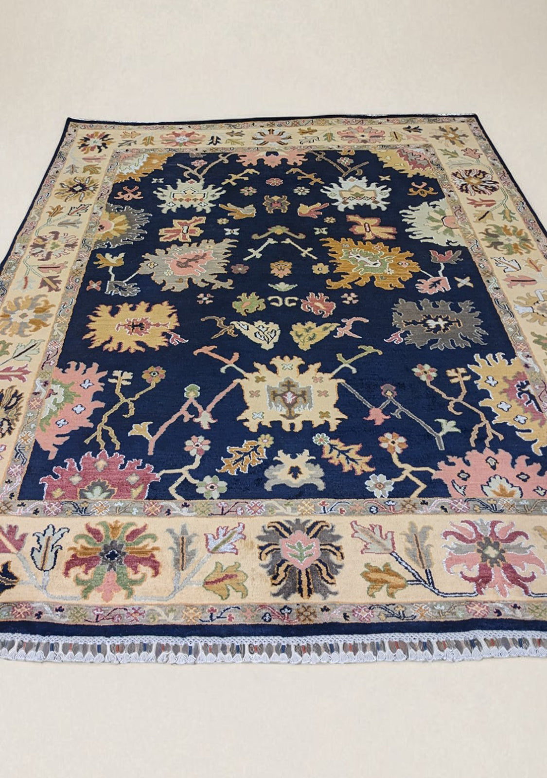 Oushak Hand Knotted Chobi Rug - Size: 320 × 243 cm