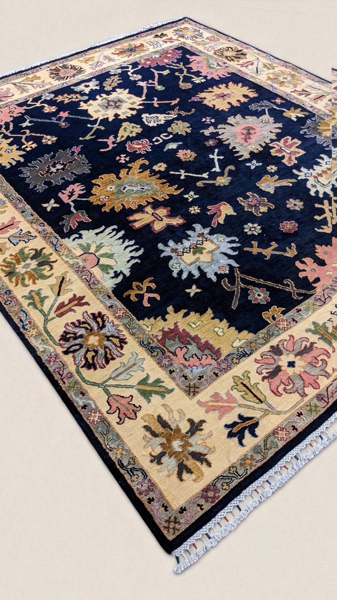 Oushak Hand Knotted Chobi Rug - Size: 320 × 243 cm