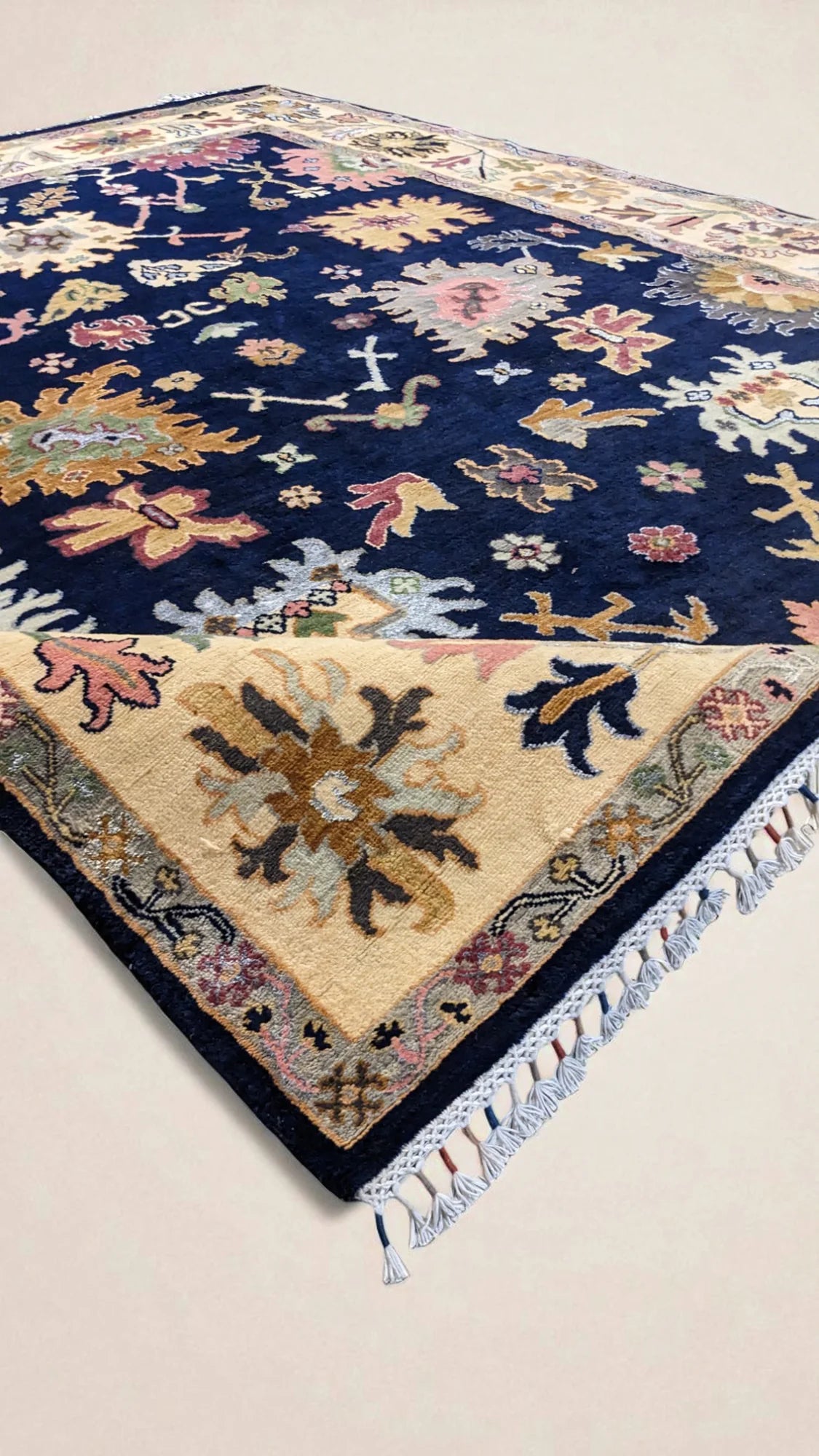 Oushak Hand Knotted Chobi Rug - Size: 320 × 243 cm